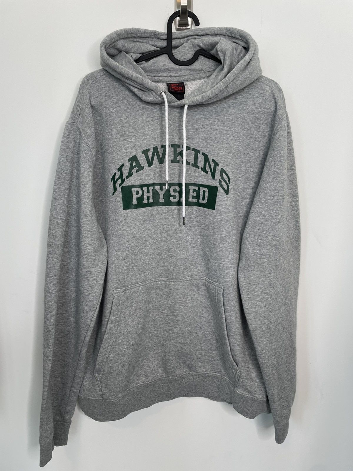 Nike Rare Nike x Stranger Things Hawkins Hoodie Grey Large Size US L / EU 52-54 / 3 - 1 Thumbnail