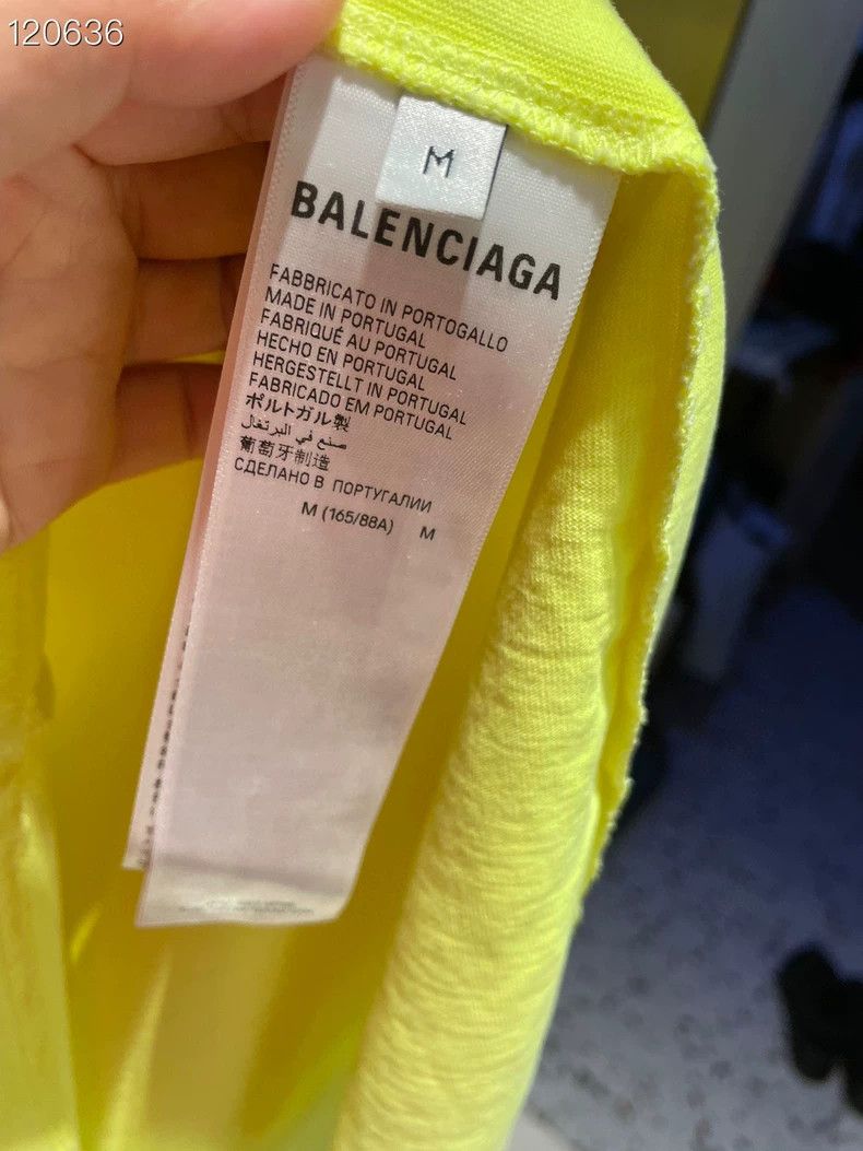 Balenciaga Balenciaga Large logo tape double B short sleeve T-shirt Size US M / EU 48-50 / 2 - 4 Thumbnail
