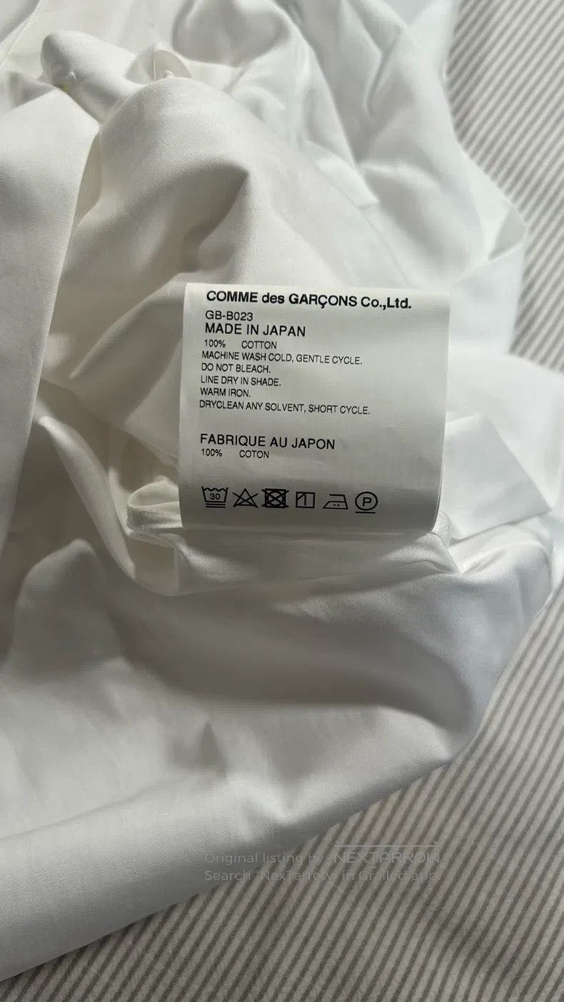 Comme des Garcons Comme des Garcons Shirt, white and black, size M Size M / US 6-8 / IT 42-44 - 5 Thumbnail