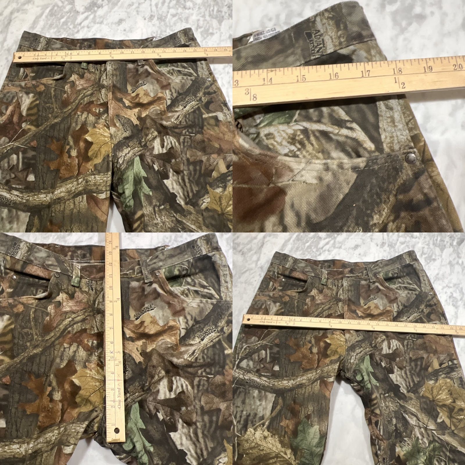 Wrangler Wrangler ProGear Jeans Mens 34x32 Beige Realtree Camo Straight Leg Hunting Pants Size US 34 / EU 50 - 9 Thumbnail