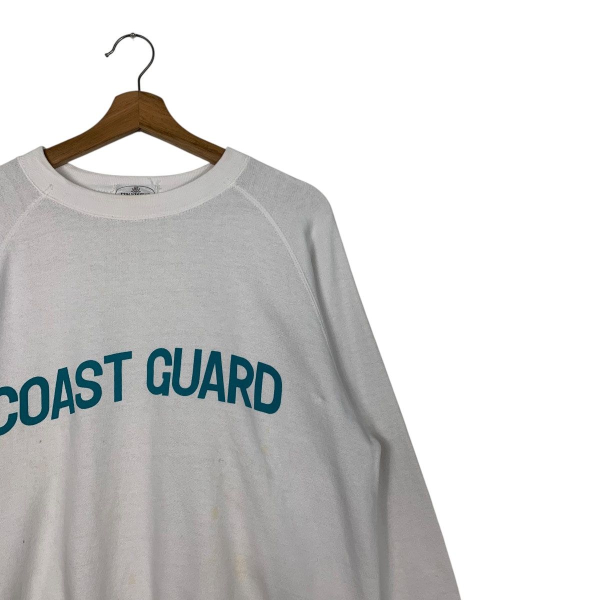 Vintage 90’s Atlantic Ocean Coast Guard Usa Sweatshirt #2546-C115 Size US M / EU 48-50 / 2 - 6 Thumbnail