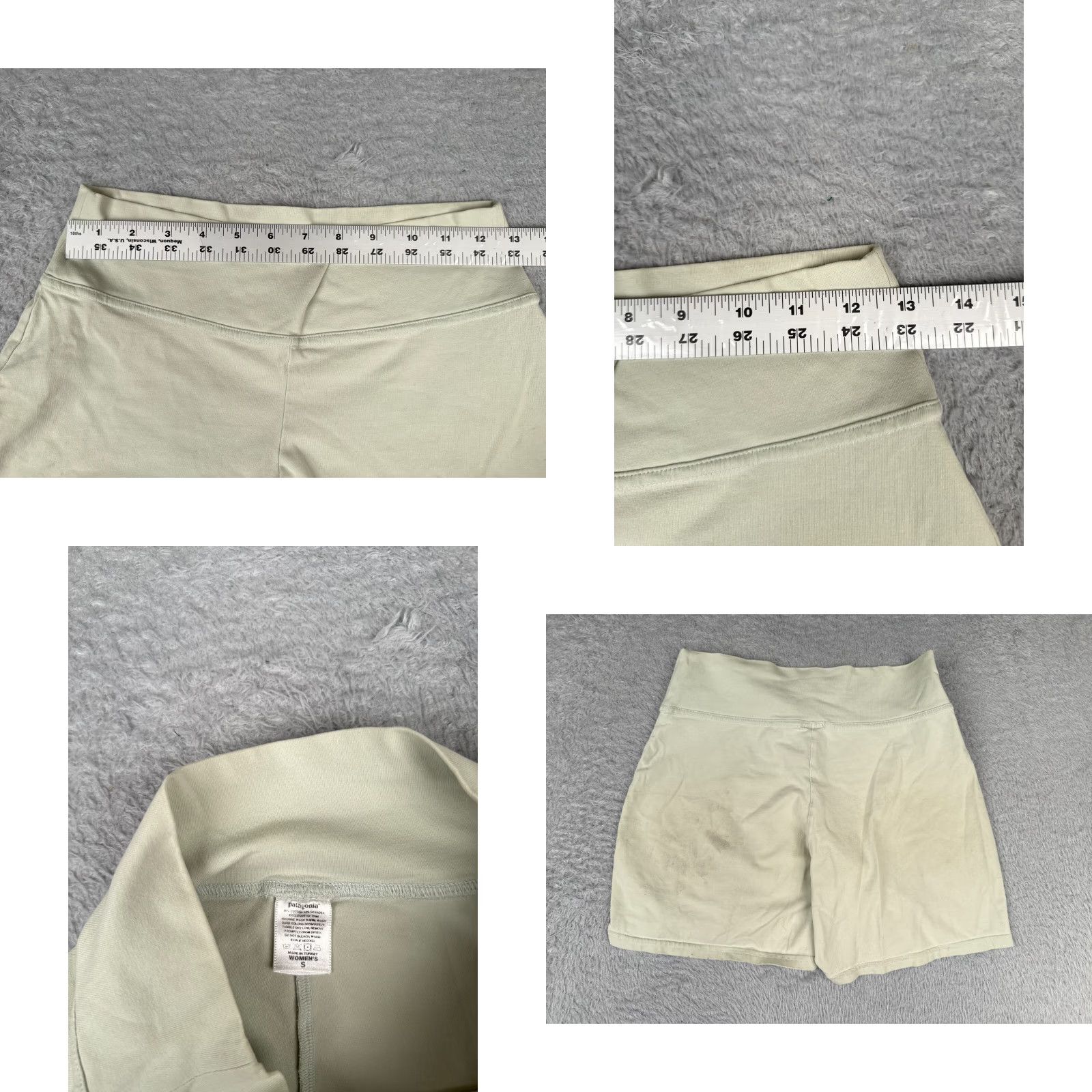 Patagonia Patagonia Shorts Womens Small Green Cotton Blend Jersey Fabric Rythm STAINS Size S / US 4 / IT 40 - 8 Thumbnail