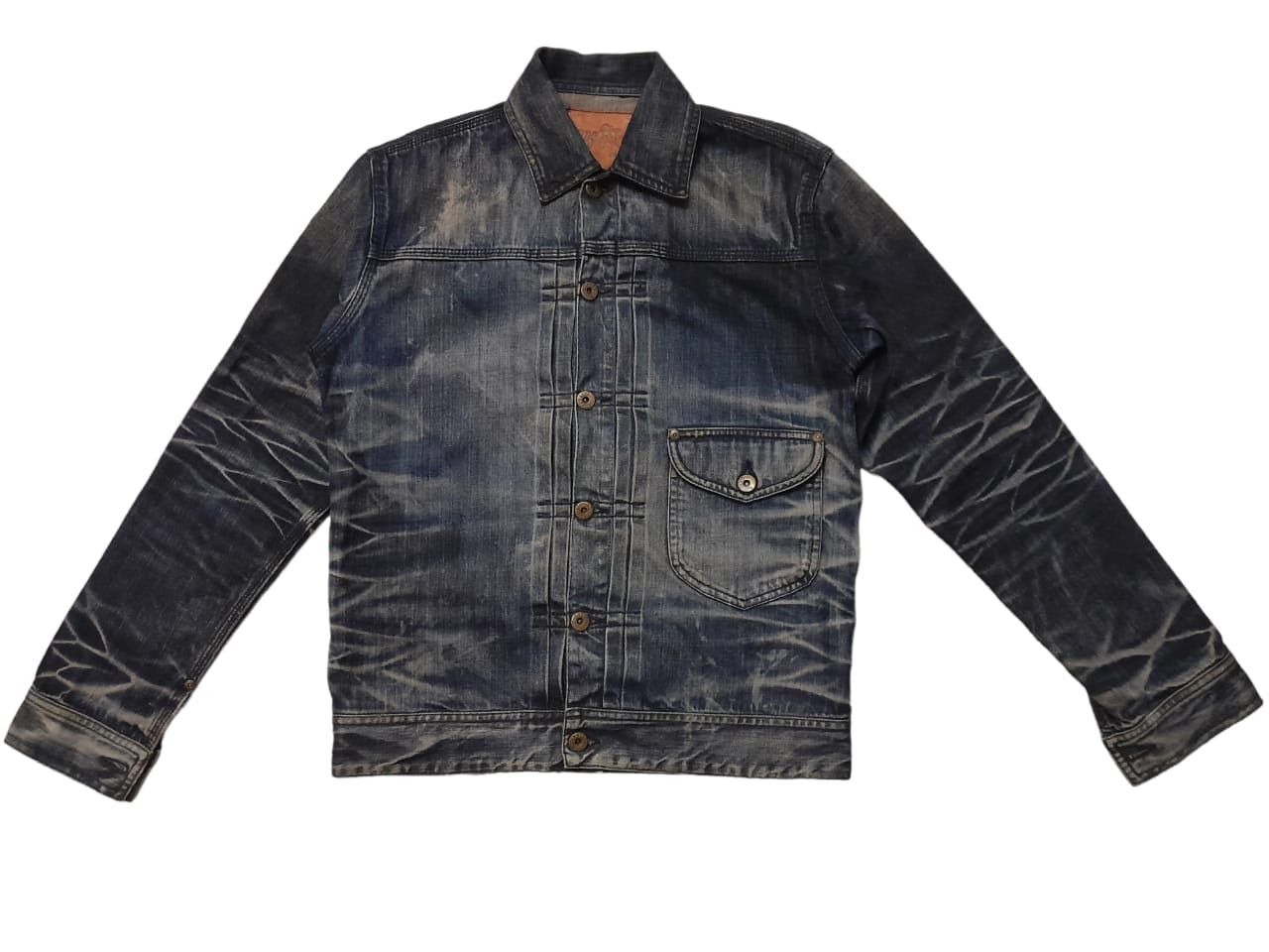 image of Prps Donwan Harrell "bruised, Never Broken" Jacket (F166) in Blue, Men's (Size Medium)