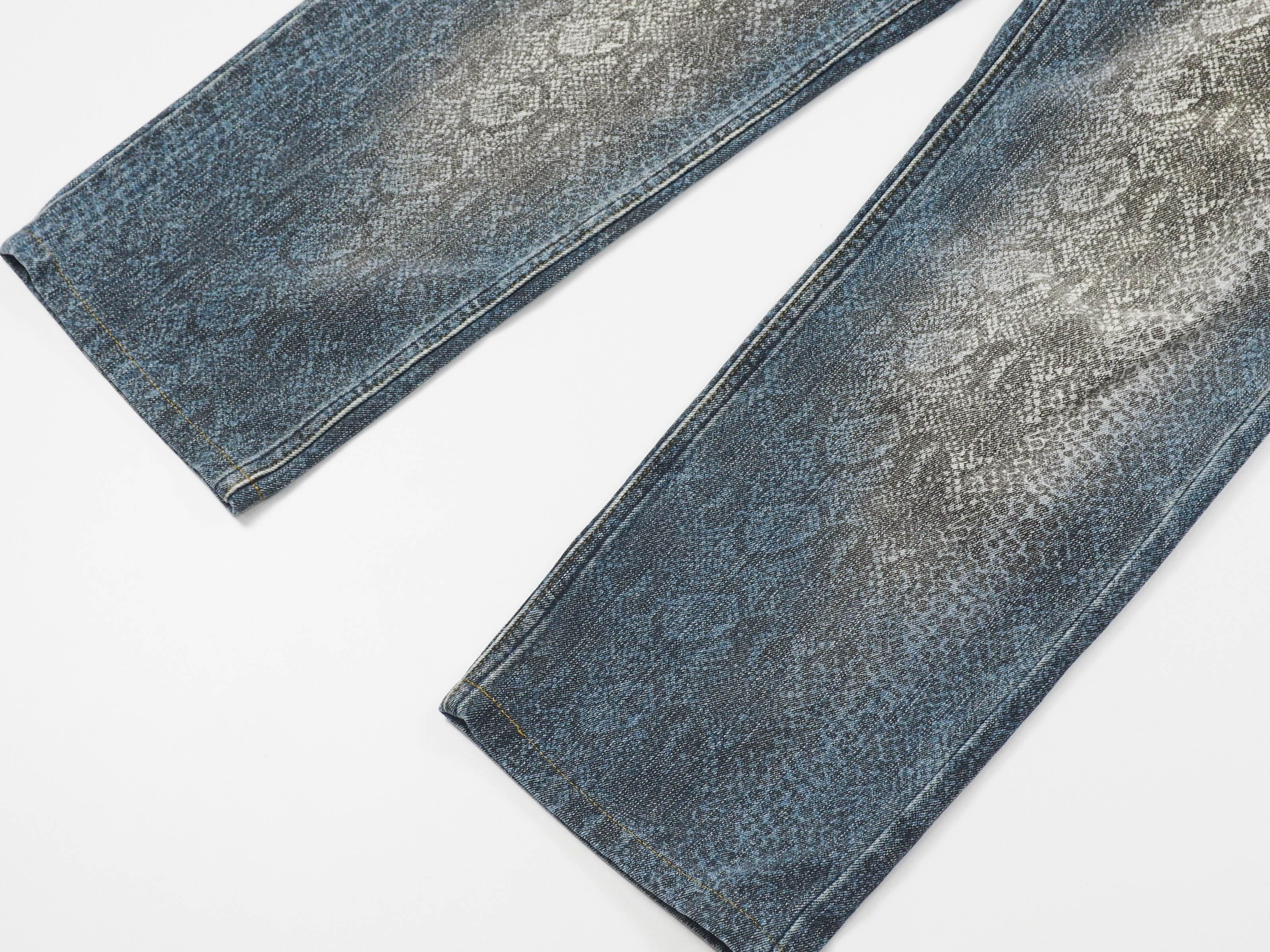 Hysteric Glamour × Japanese Brand Cool drive striker snake print and embroidered jeans Size US 30 / EU 46 - 6 Thumbnail