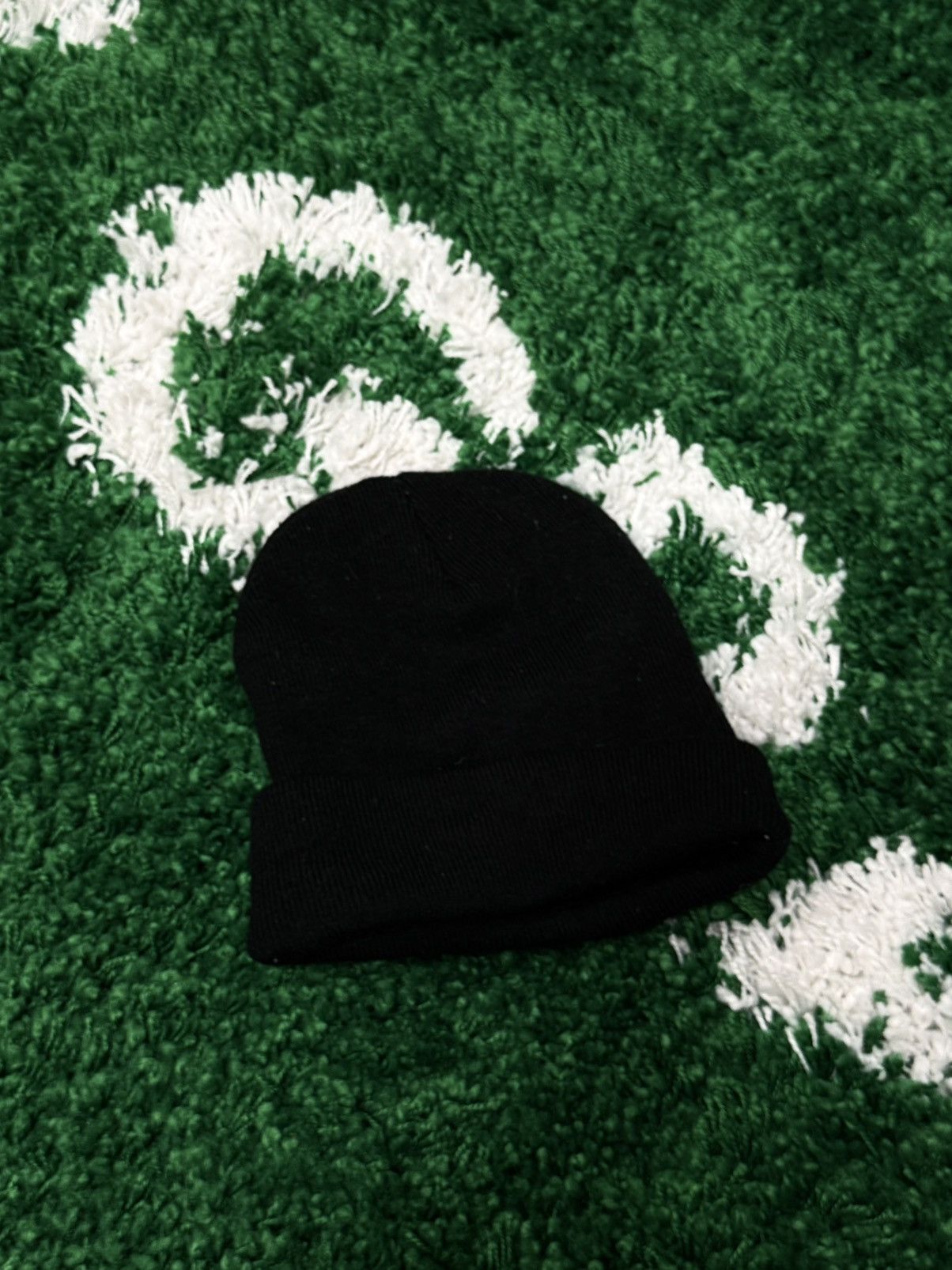 Vintage Bonehead Embroidered Black / White Logo Beanie Oasis Size ONE SIZE - 3 Thumbnail
