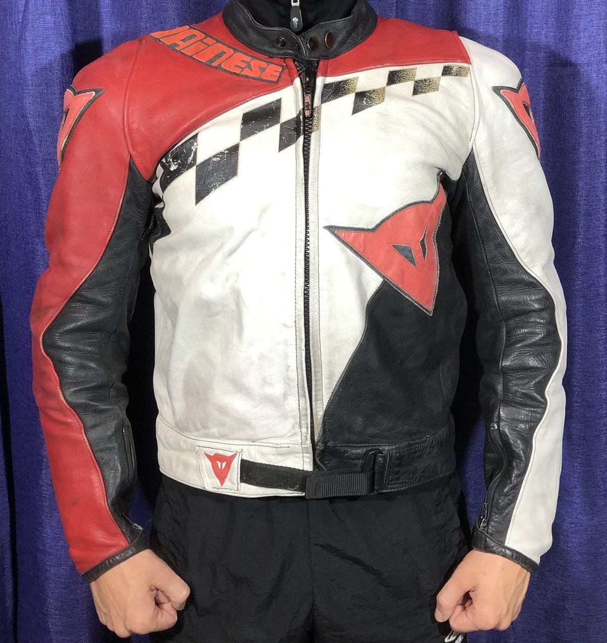Ferrari × Harley Davidson × Vintage Dainese Ducati Motorcycle Moto leather jacket Racing Size US M / EU 48-50 / 2 - 2 Thumbnail