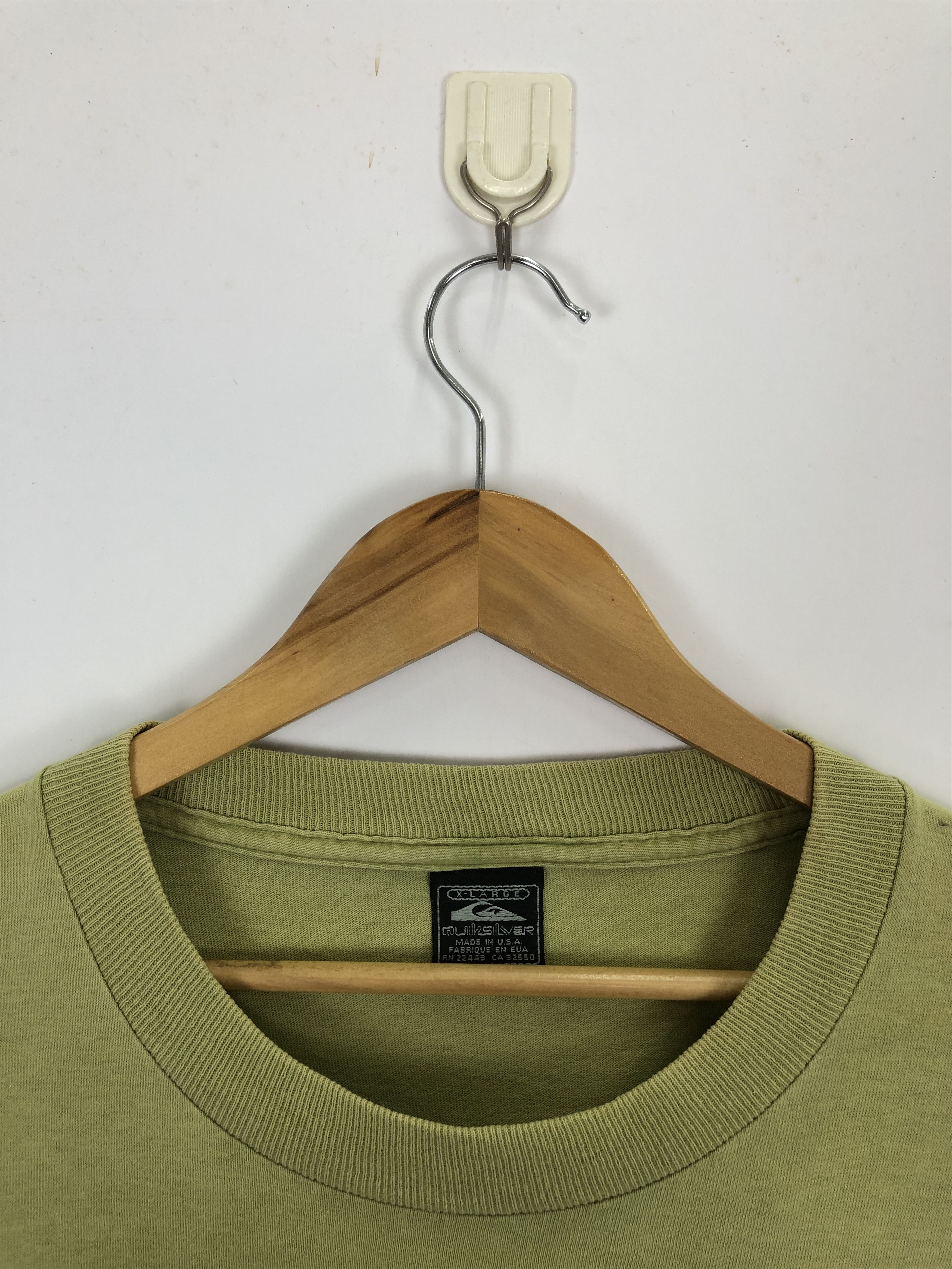 Quiksilver × Vintage Vintage 90s Quiksilver Surfing Short Sleeve T Shirt TA0496 Size US XL / EU 56 / 4 - 9 Thumbnail