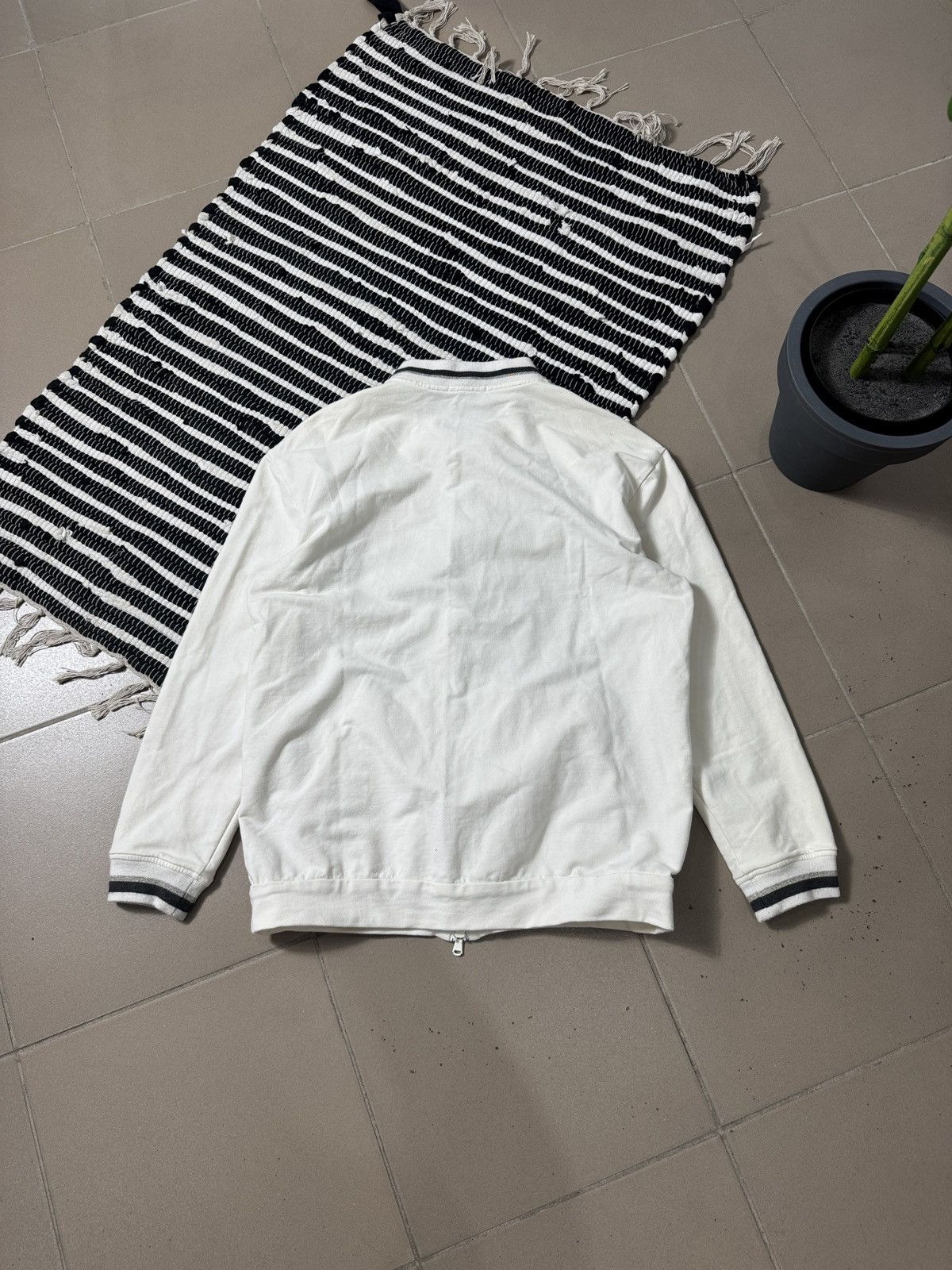 Brunello Cucinelli VINTAGE BRUNELLO CUCINELLI ZIP UP SWEATSHIRT Size L / US 10 / IT 46 - 8 Thumbnail