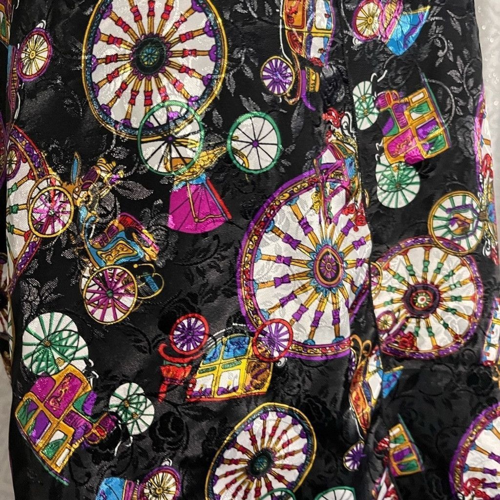 The Unbranded Brand Silky decorative wheel scarf Size ONE SIZE - 3 Thumbnail