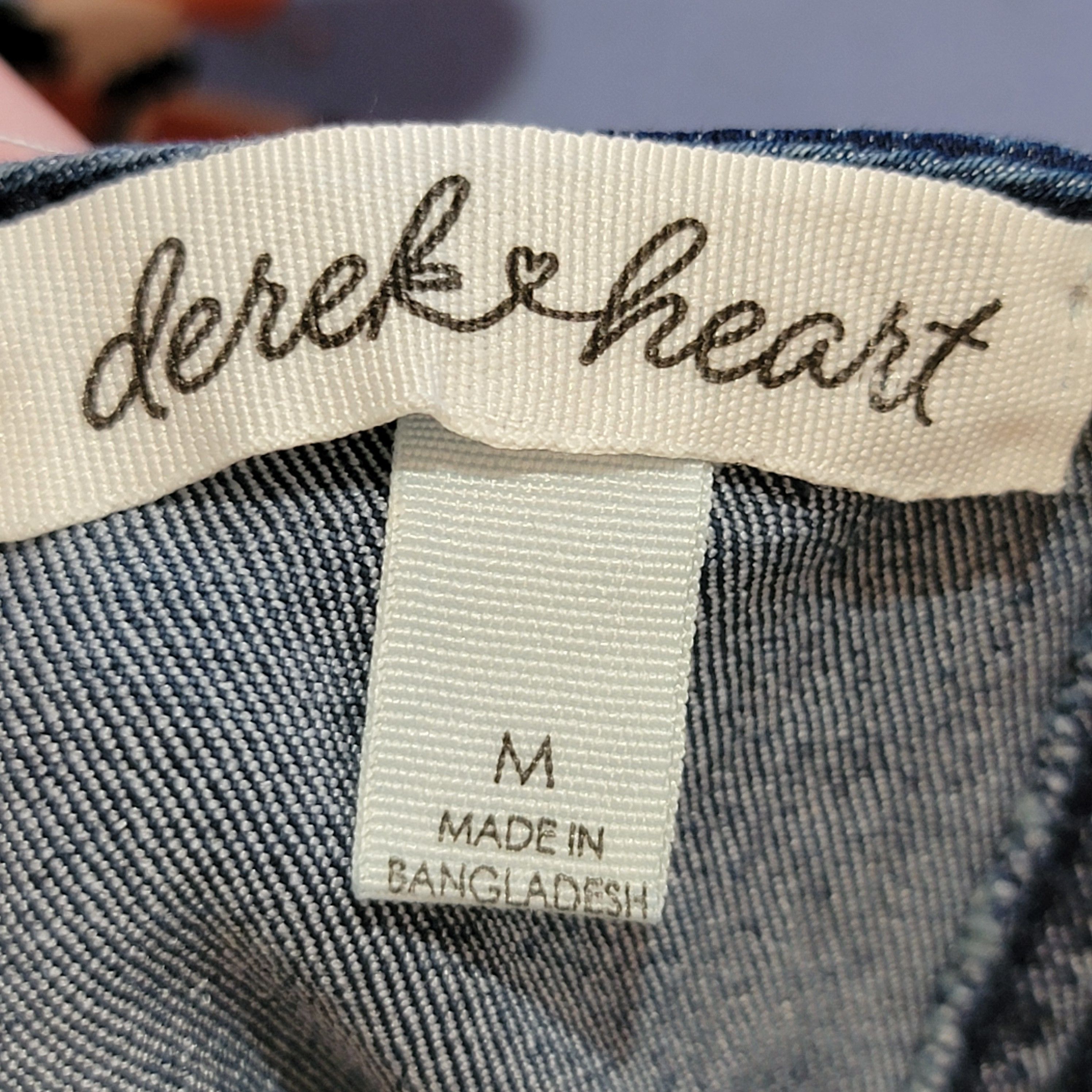 Other Derek Heart Denim Shorts Overalls Zipper Back - Size Medium Size 26" / US 2 / IT 38 - 5 Thumbnail