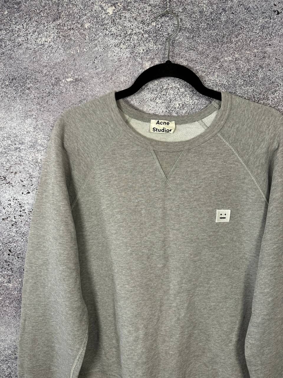 Acne Studios Acne Studios crewneck Grey College Face Base Sweatshirt S sz Size US S / EU 44-46 / 1 - 4 Thumbnail