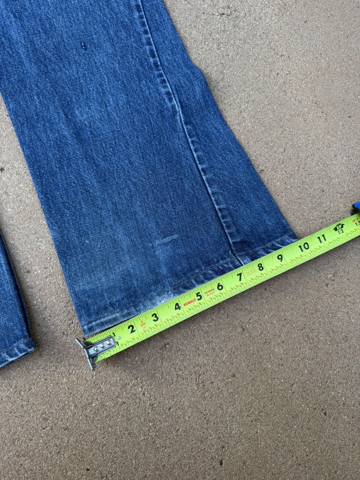 Levi's Vtg 70’s Levi’s 646 Orange Tab Bellbottom Flare Jeans 37x28 Size US 37 - 11 Thumbnail