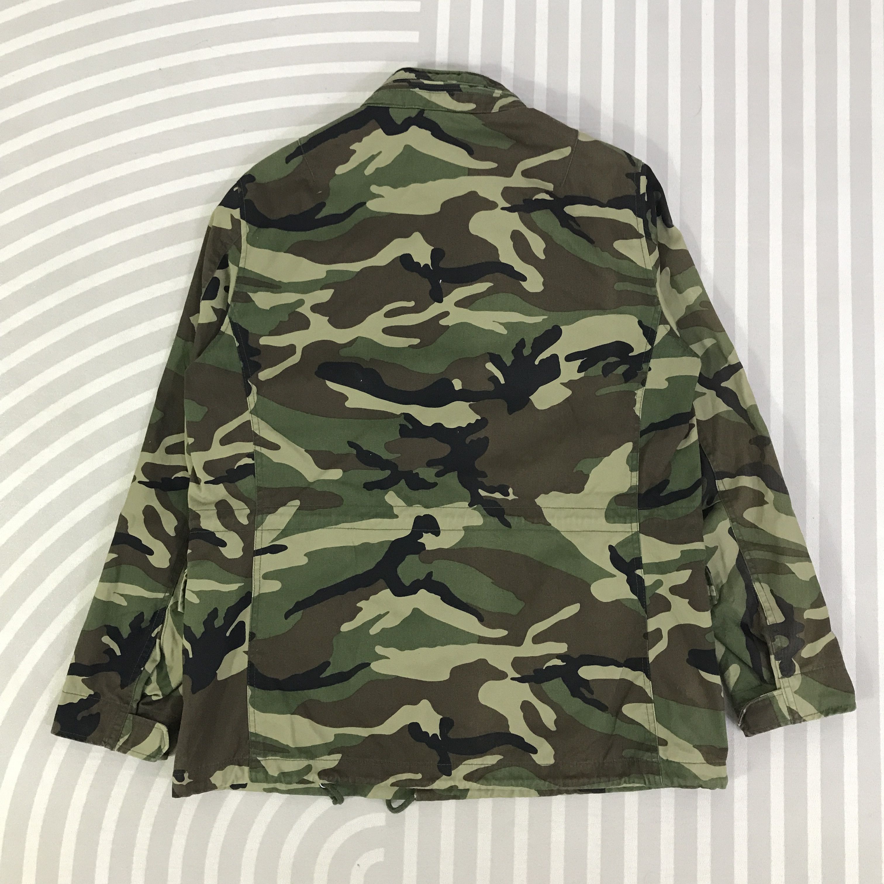 Japanese Brand Vintage Azul Camo M65 Design Jacket K115B14 Size US L / EU 52-54 / 3 - 3 Thumbnail