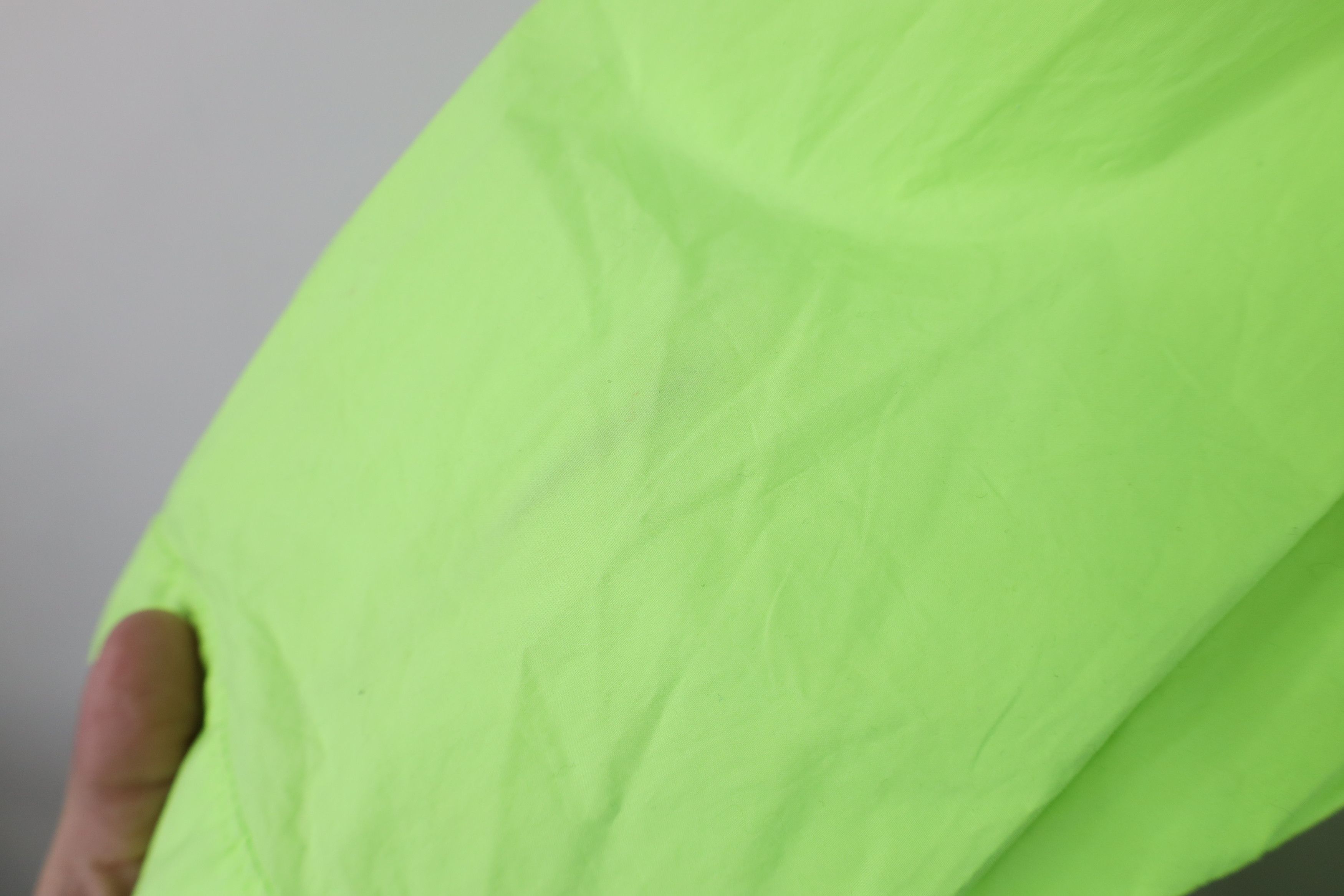J.Crew Vintage Y2K J Crew Half Zip Hooded Anorak Jacket Lime Green Size L / US 10 / IT 46 - 10 Thumbnail