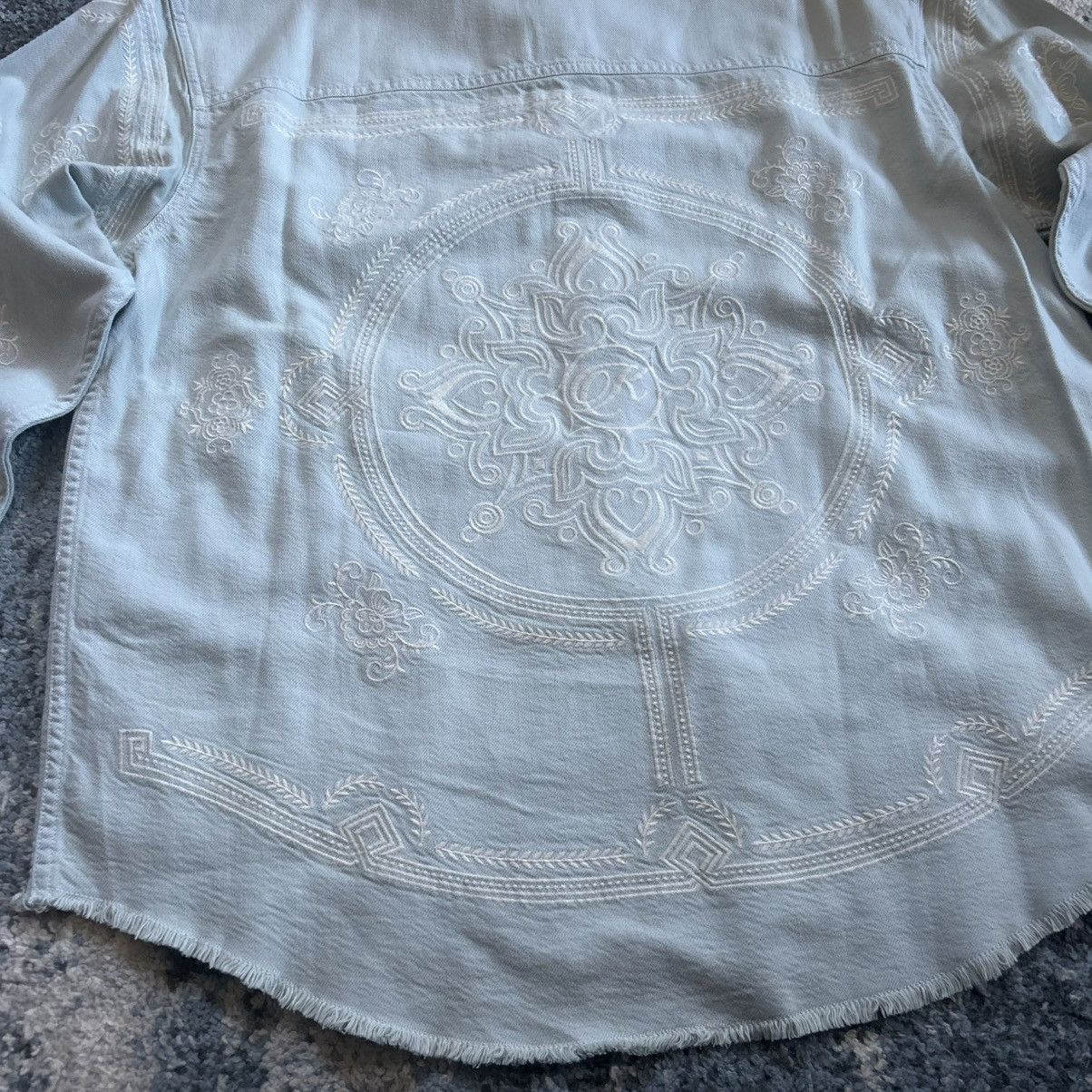 Kith SPRiNG 2024 RAW HEM DENiM APOLLO SHiRT STONE WASH EMBROiDERY Size US M / EU 48-50 / 2 - 17 Thumbnail