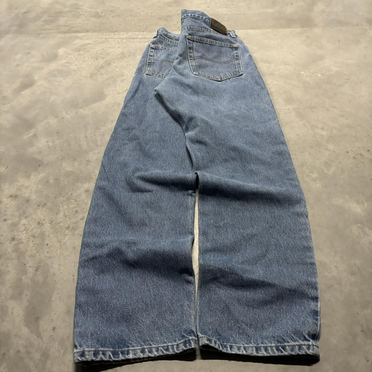 Japanese Brand × Vintage Crazy Vintage Y2K/2000s Grunge Medium Wash Essential Denim Jeans! Size US 32 / EU 48 - 4 Thumbnail