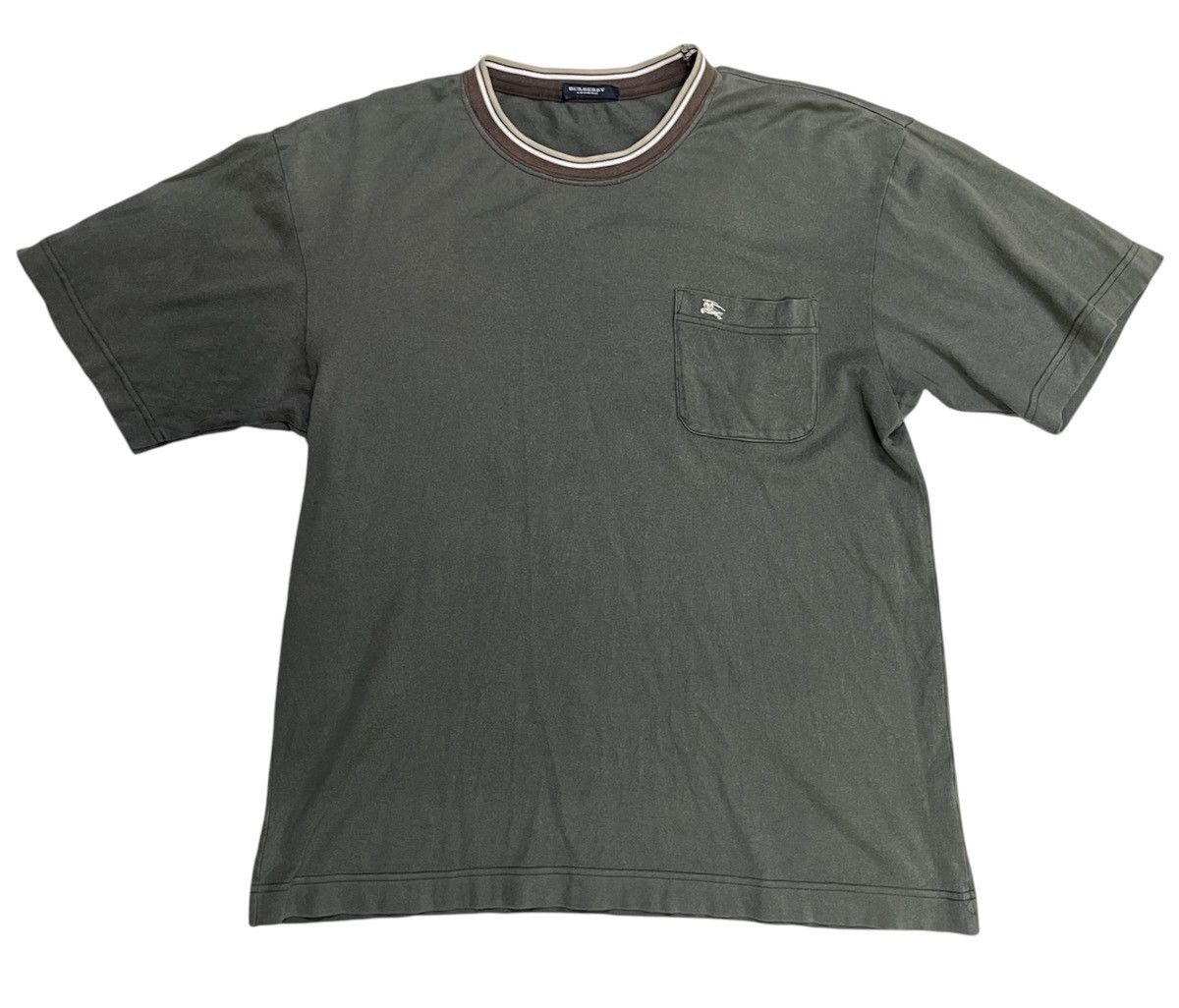 Burberry × Vintage Vintage Burberry Pocket Logo T Shirt Size US M / EU 48-50 / 2 - 1 Thumbnail