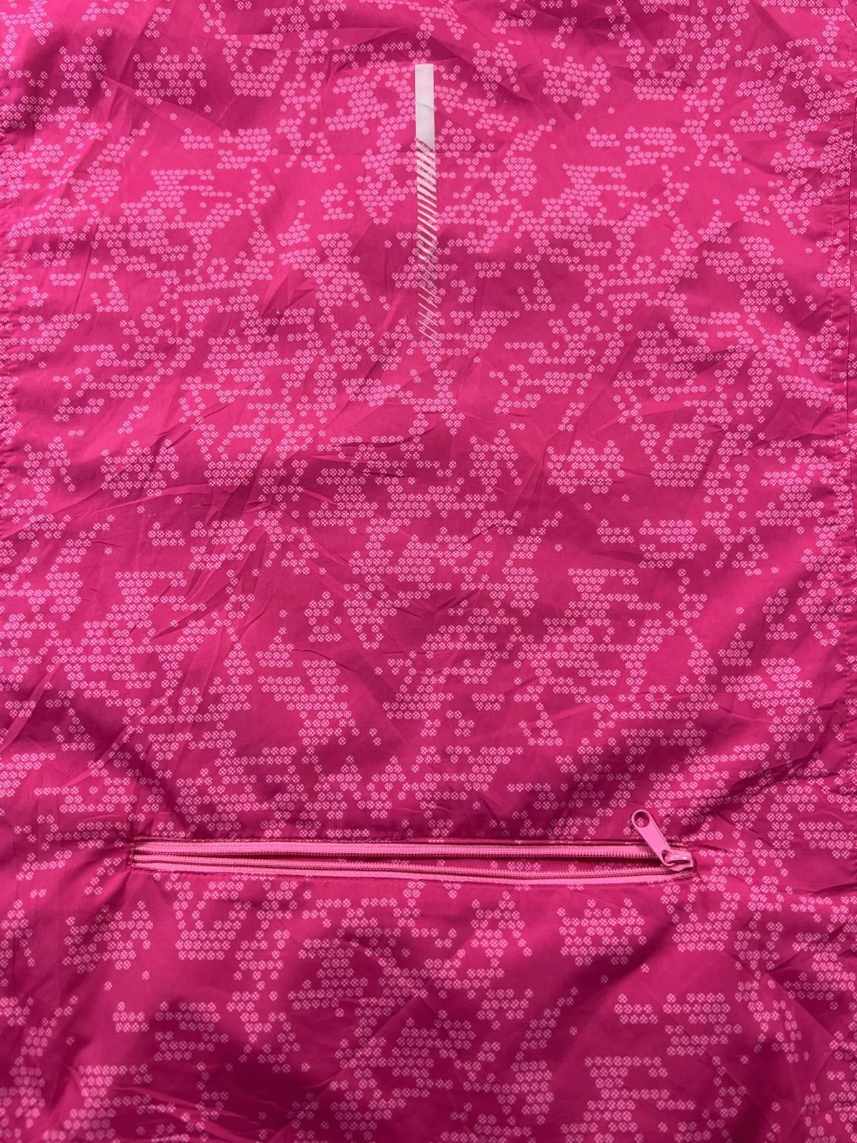 Asics Asics Pink Hooded Lightweight Running Jacket Large womens Size L / US 10 / IT 46 - 9 Thumbnail
