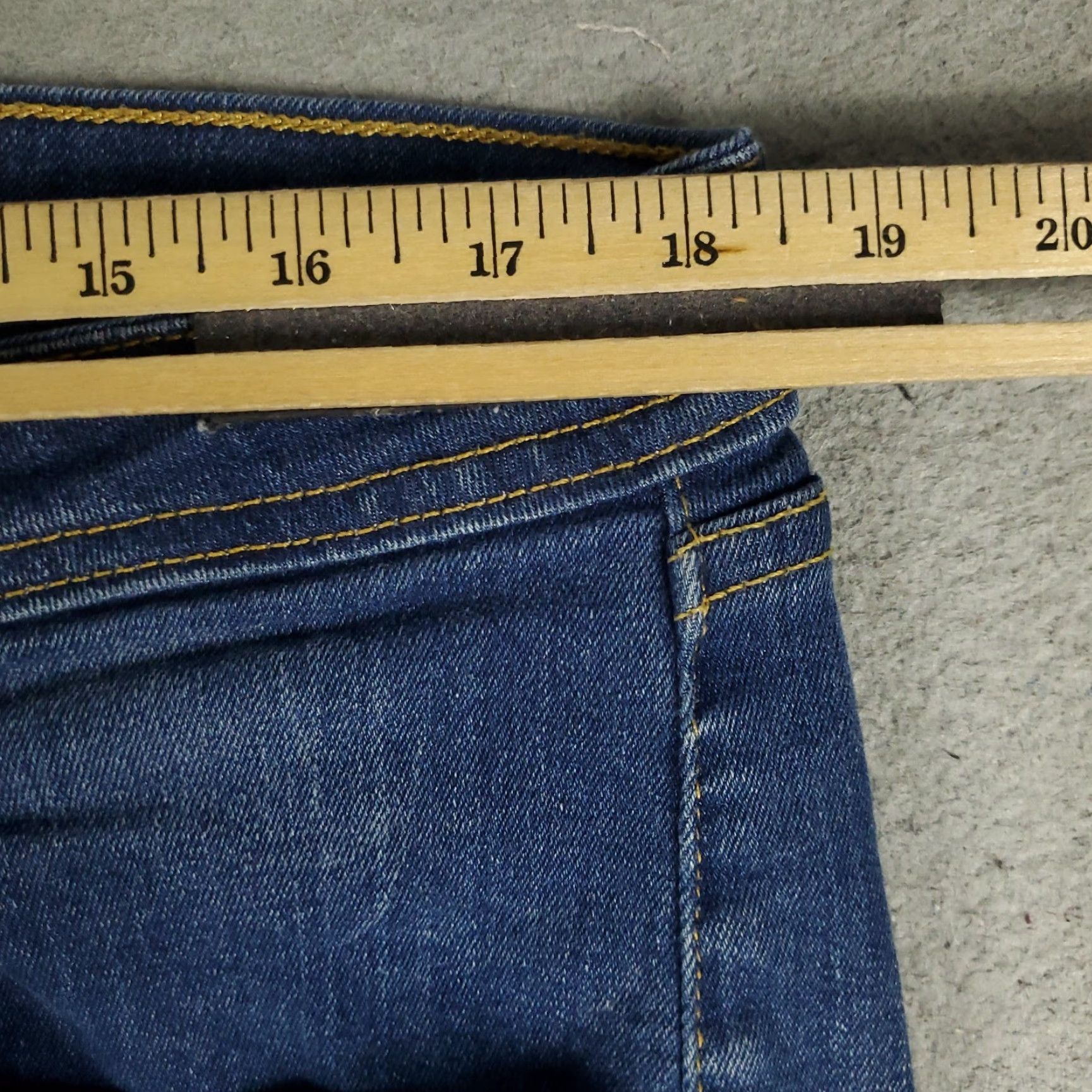 Denime Hawker Rye Jeans Mens 38x30 Blue Denim Straight Leg Pants Size US 38 / EU 54 - 3 Thumbnail