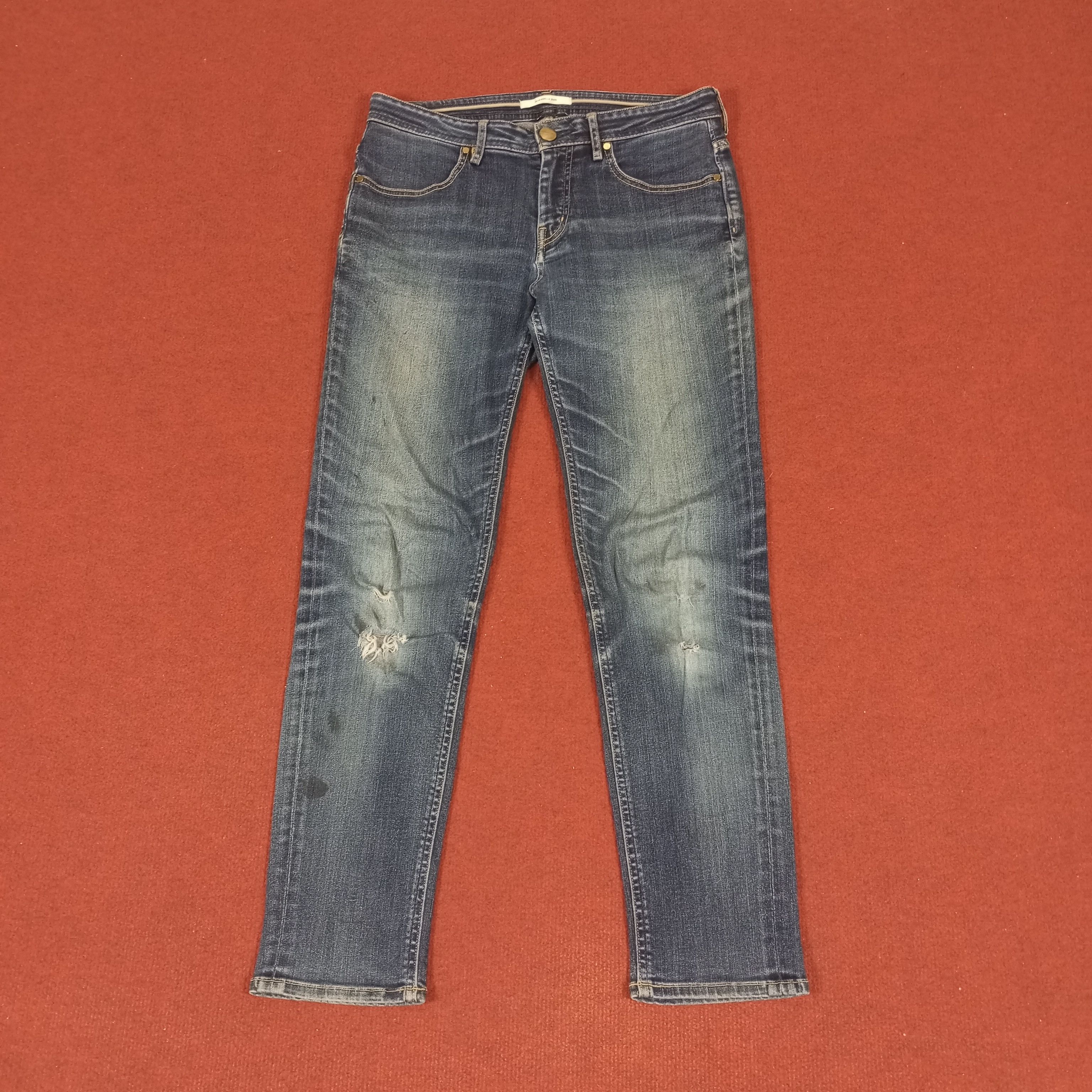 Japanese Brand × Vintage Mariebelle Jean Streetwear Distressed Jeans Size 30" / US 8 / IT 44 - 1 Thumbnail