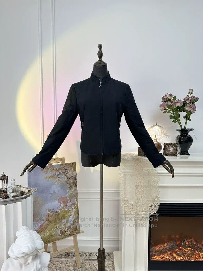 Hermes Hermes Bicolor simple chevron pattern cotton coat jacket, Size M / US 6-8 / IT 42-44 - 2 Thumbnail