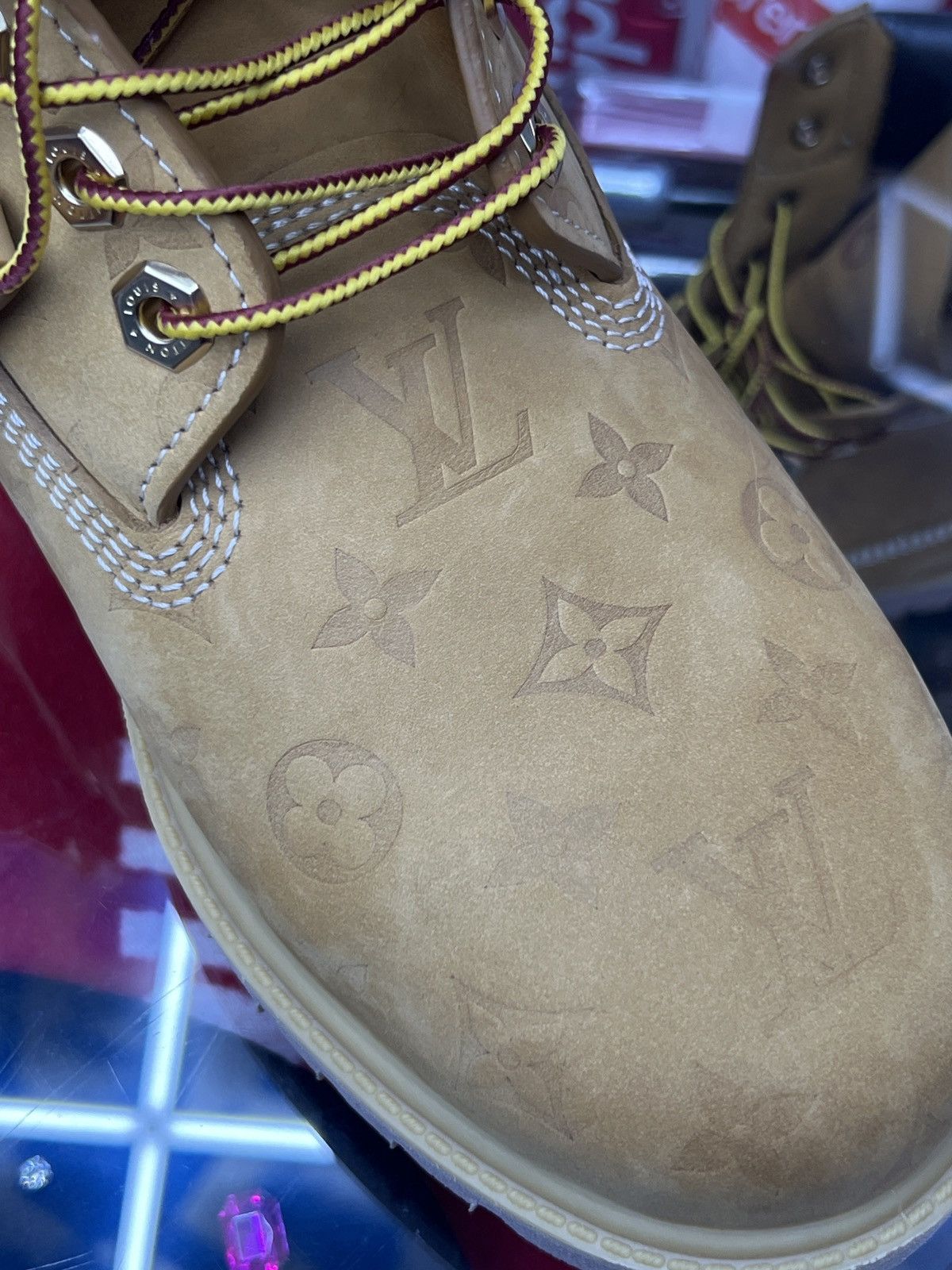 Louis Vuitton Louis Vuitton x Timberland Ankle Boots Size US 10 / EU 43 - 13 Thumbnail