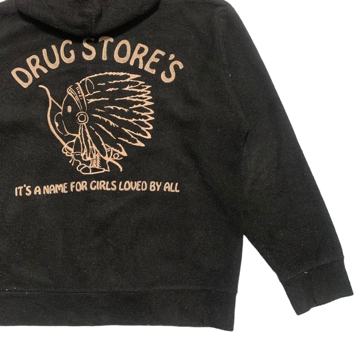 Japanese Brand Japanese Brand Drug Store’s Big Logo Zipper Hoodie Size US L / EU 52-54 / 3 - 3 Thumbnail