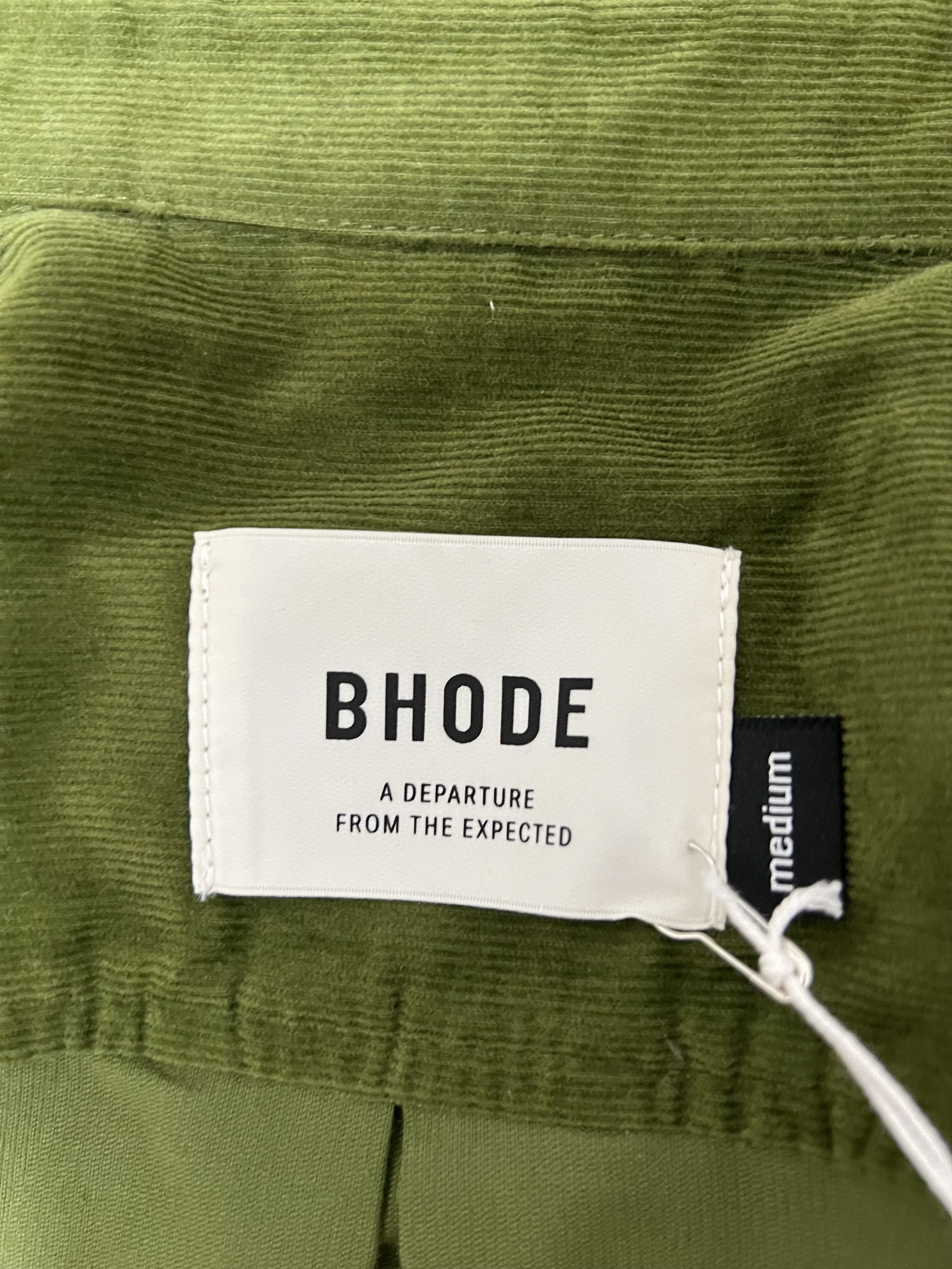 Designer 💚 Bhode x Brisbane Moss Corduroy Vintage Work Shirt Green Size US M / EU 48-50 / 2 - 9 Thumbnail