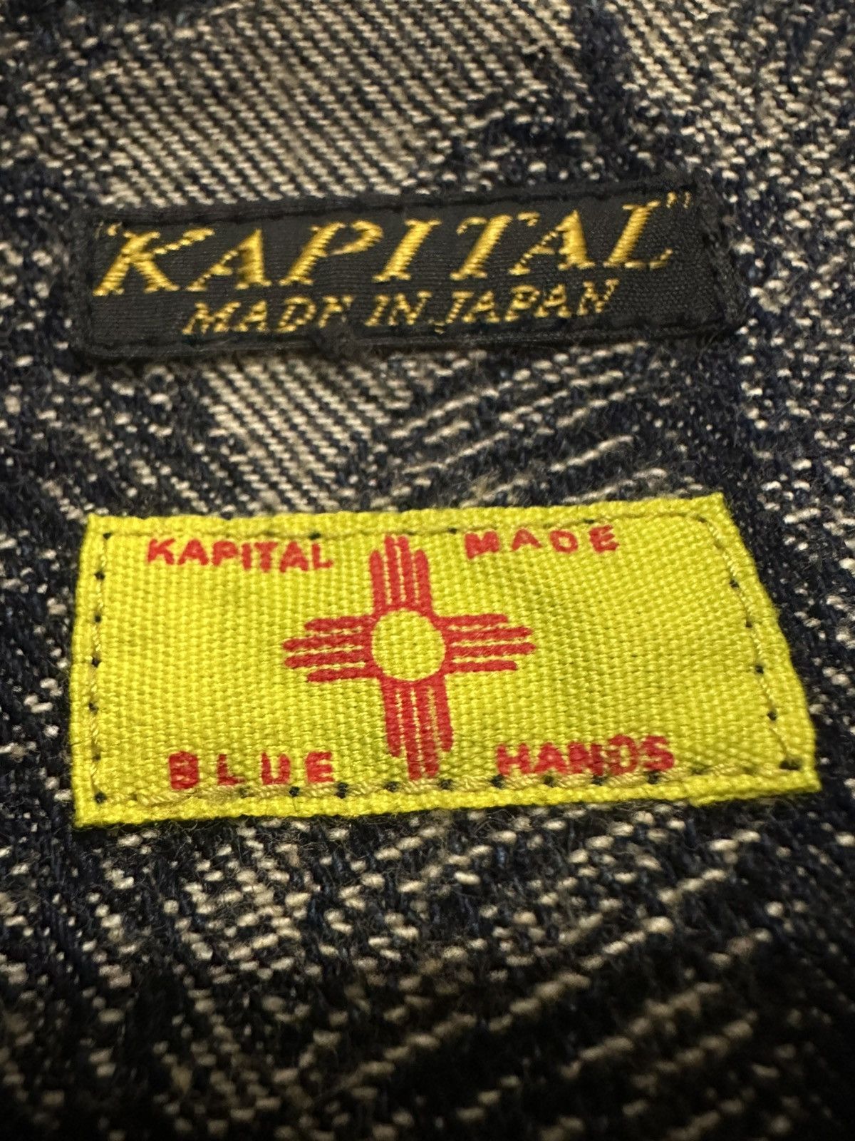 Kapital Kapital Feather Denim Jacket Buttoned Size 3 (Medium) Size US M / EU 48-50 / 2 - 5 Thumbnail