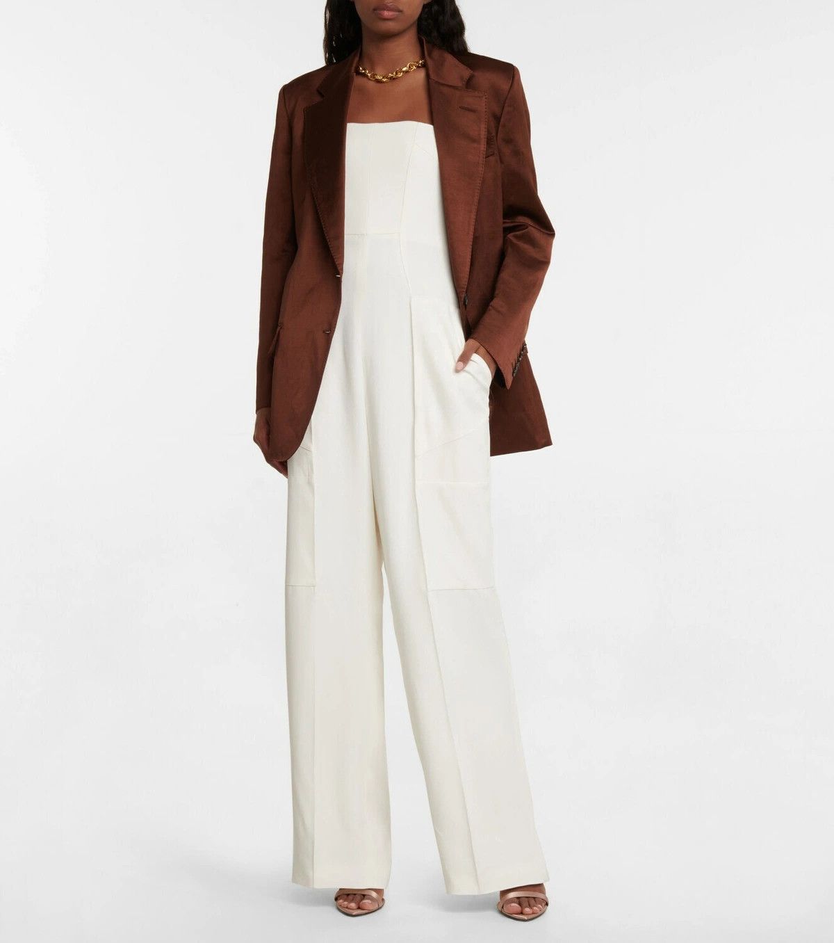 Tom Ford o1y0126 Blazer in Brown Size XS / US 0-2 / IT 36-38 - 4 Thumbnail