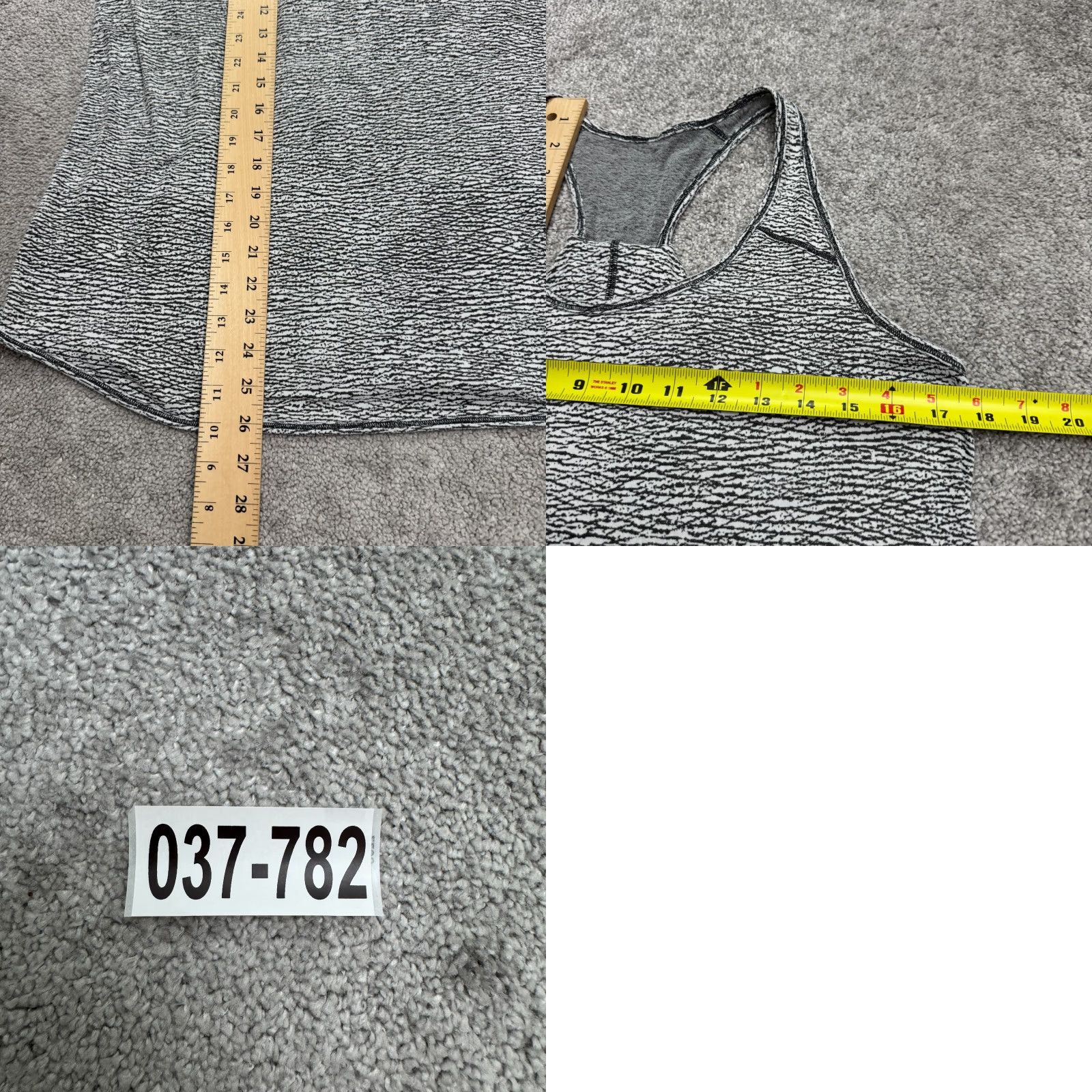 Lululemon Lululemon Wild Tank Shirt Women 6 Gray Racerback Halter Draped Activewear Gym Yoga Ladies Size 6 Gray Athletic Womens Size M / US 6-8 / IT 42-44 - 8 Thumbnail
