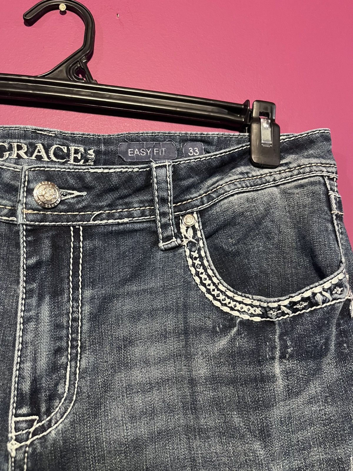 Grace in LA Grace in la horse shoe jeans Size 38" / US 16 / IT 52 - 3 Thumbnail