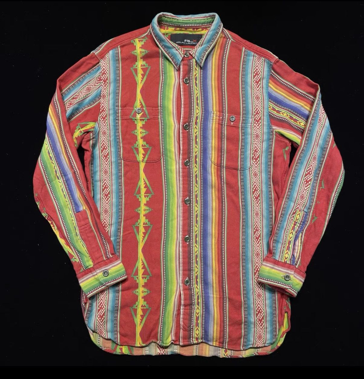 Polo Ralph Lauren Ralph Lauren Polo Southwestern Shirt K22 Size US XS / EU 42 / 0 - 1 Thumbnail