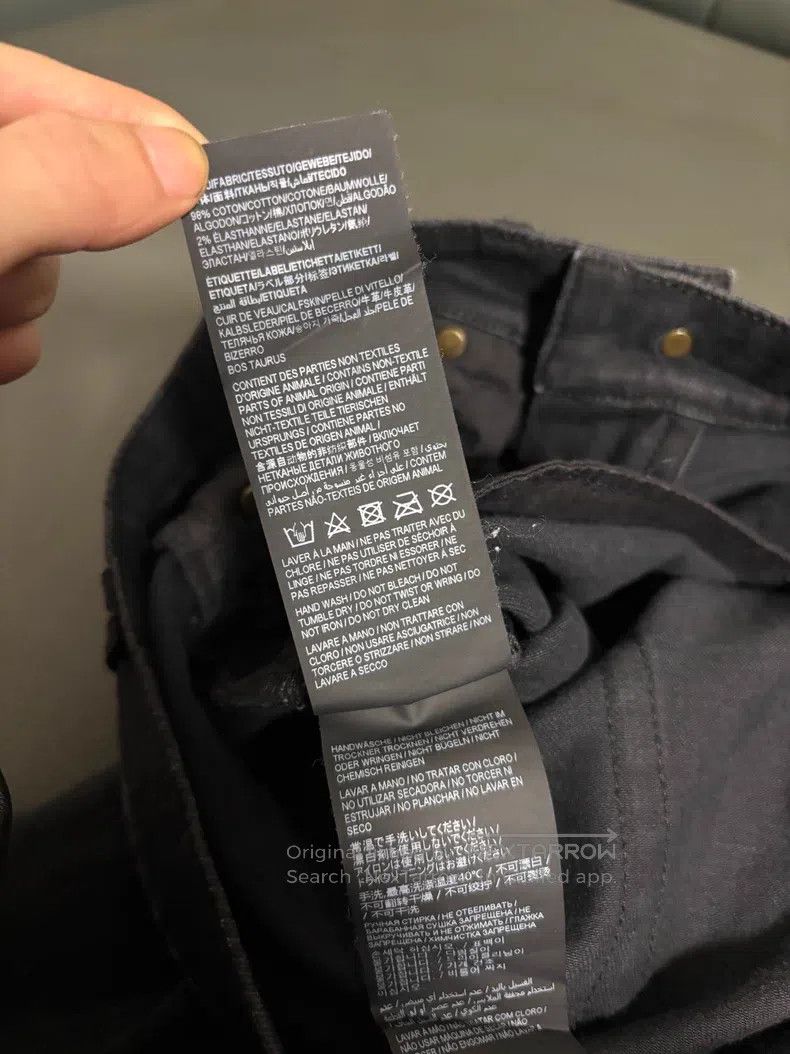 Other Saint Laurent Paris Retro Black and Grey Faded Basic Denim Size US 32 / EU 48 - 6 Thumbnail