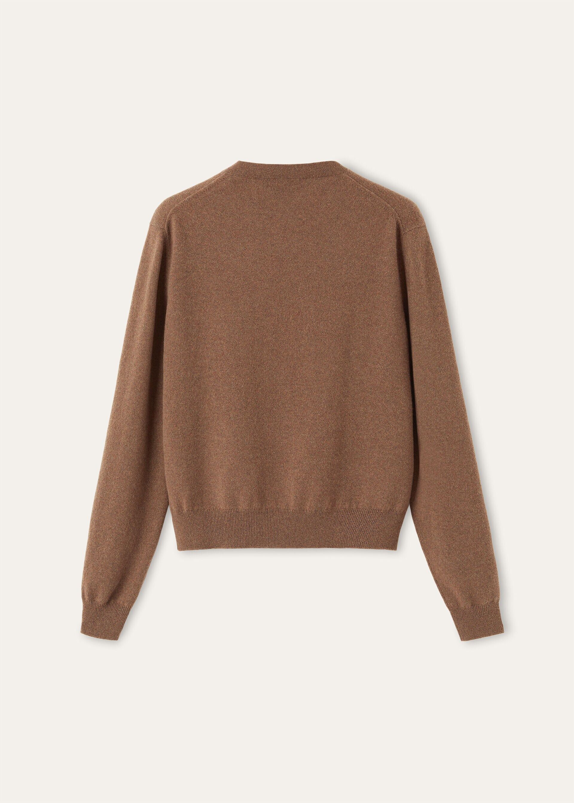 Loro Piana os11x0326 FAQ8645 Classic Cardigan in Rustic Brown Size L / US 10 / IT 46 - 6 Thumbnail