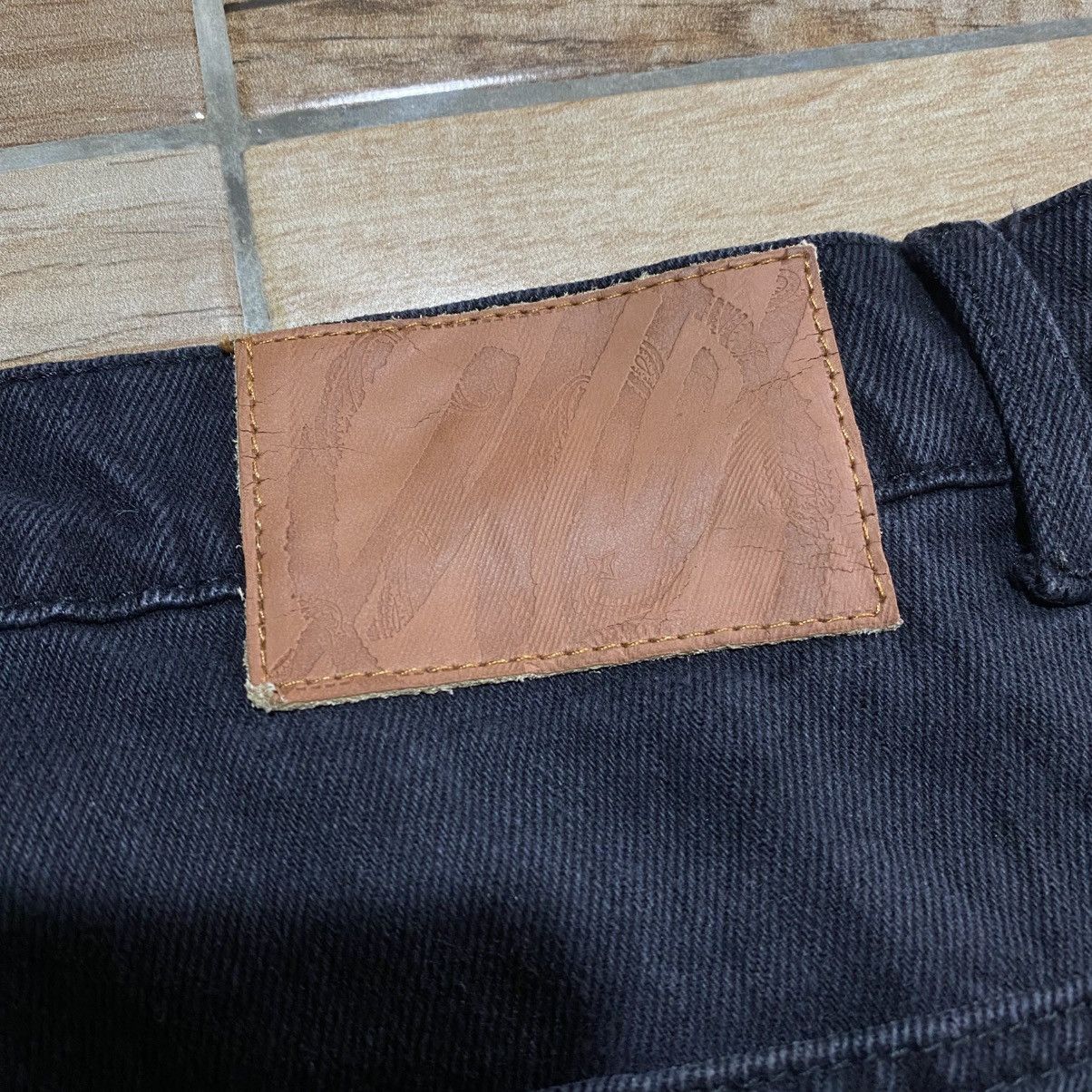 If Six Was Nine Maison Emerald Loose Washead Stitching Denim Pants Size US 36 / EU 52 - 8 Thumbnail