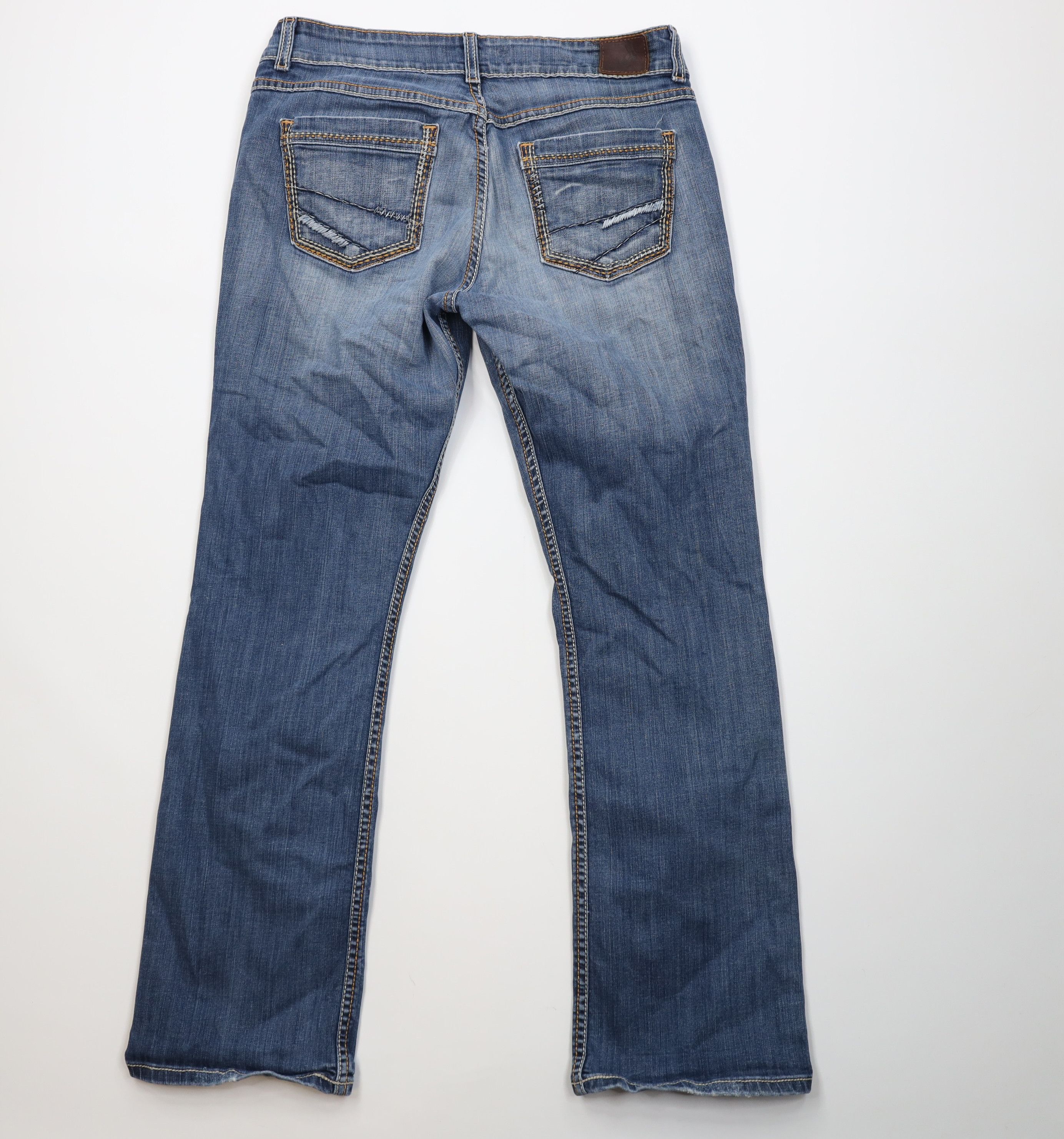 Vintage Vintage Y2K Buckle BKE Faded Thick Stitch Culture Boot Jeans Size 32" / US 10 / IT 46 - 11 Thumbnail