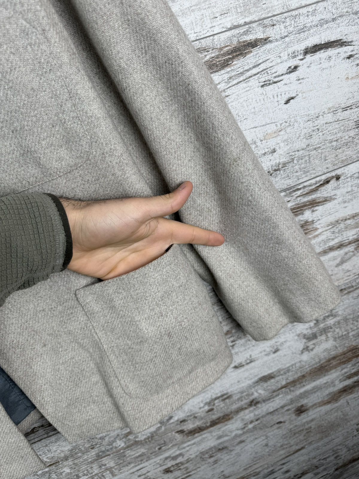 agnes b. Mens Vintage Agnes B. Paris Wool Jacket overshirt sweatshirt Size US M / EU 48-50 / 2 - 7 Thumbnail