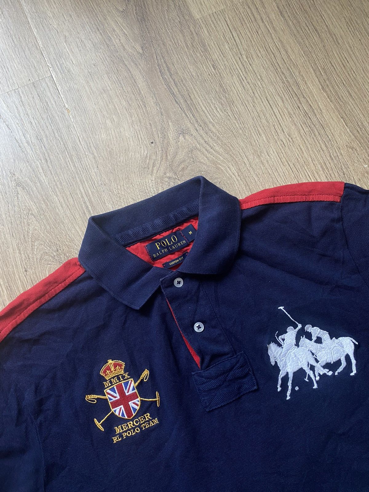 Polo Ralph Lauren Vintage Polo Ralph Lauren Polo T Shirt Rugby Mercer Big Logo Size US M / EU 48-50 / 2 - 4 Thumbnail