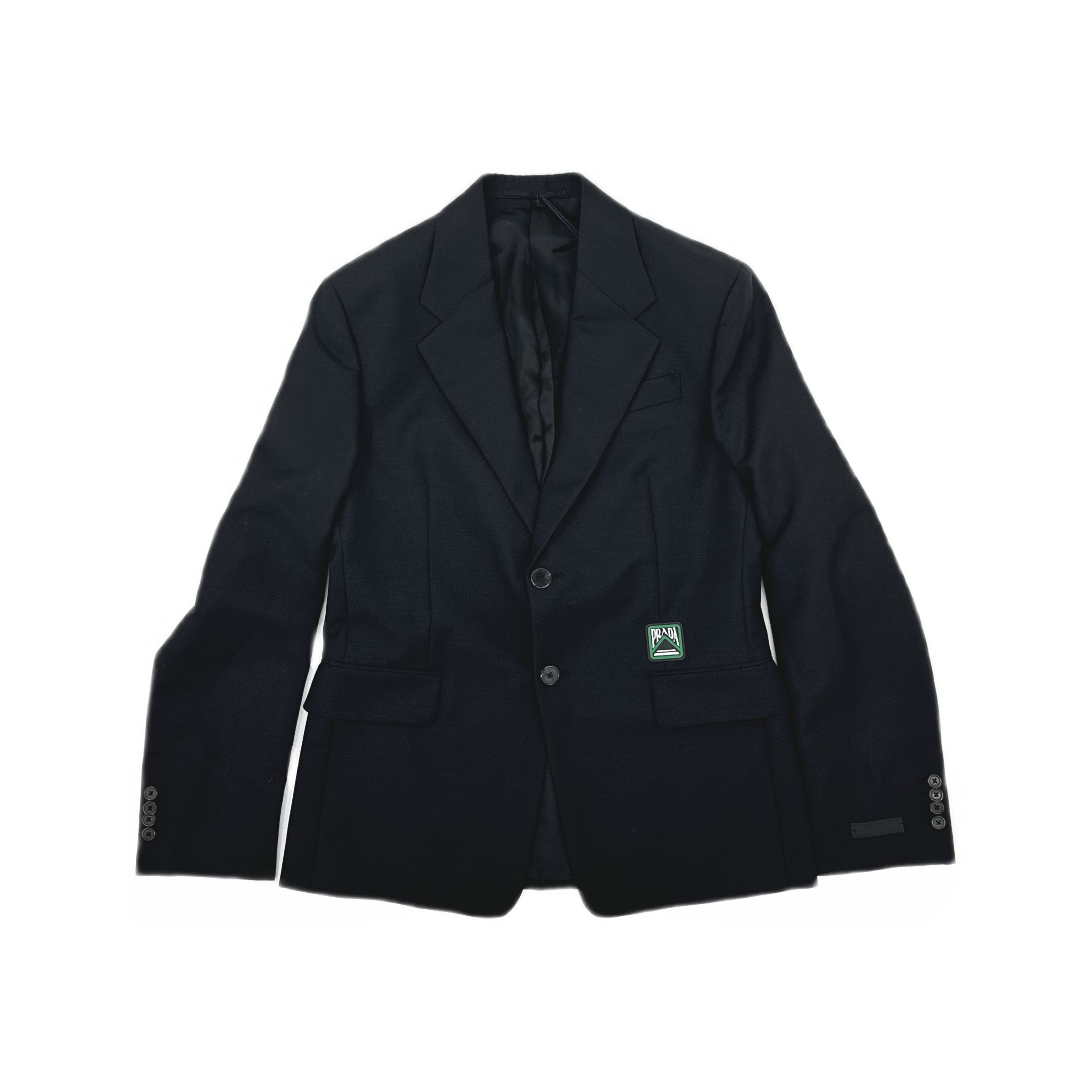 Prada Prada Summer kid mohair stamp logo blazer SS19 | Grailed