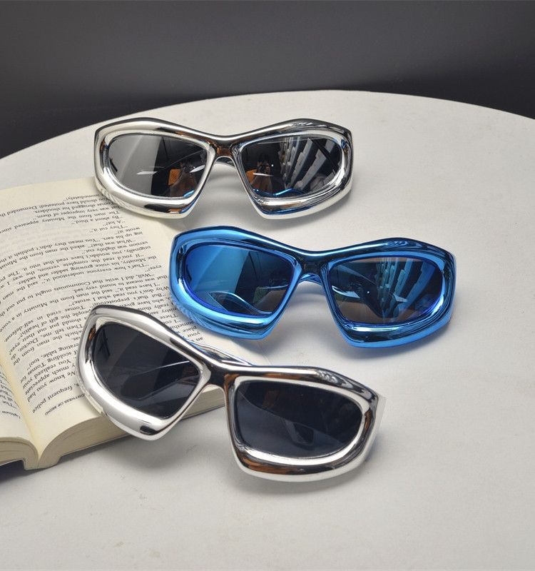Electric Visual Modern Street ins style custom avant-garde sunglasses Size ONE SIZE - 1 Thumbnail
