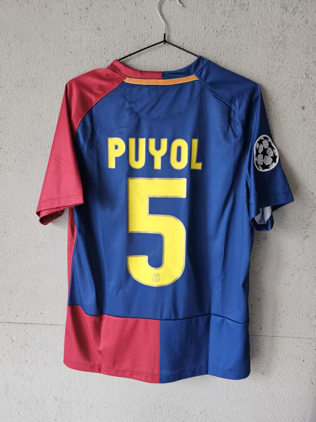 Barcelona #5 Carles Puyol Jersey Home 2009