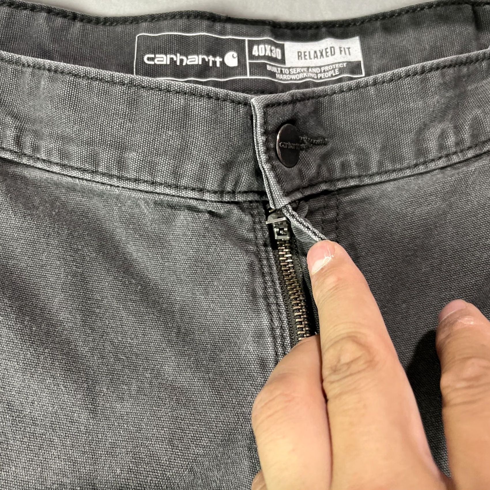 Carhartt Carhartt Pants Mens 40x30 Black Rugged Flex Relaxed Canvas Workwear BN2291 Size US 40 / EU 56 - 6 Thumbnail