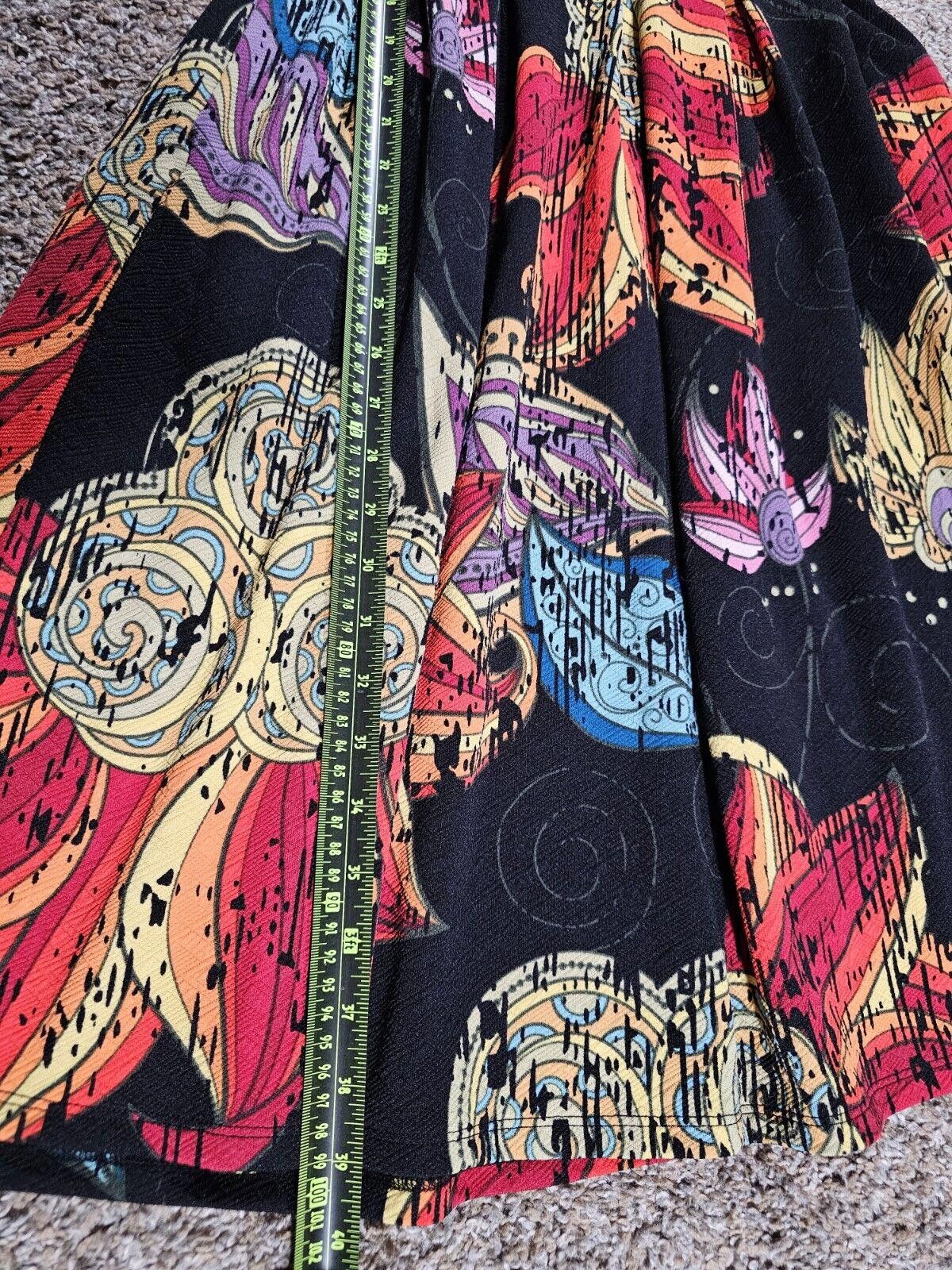 Designer lularoe floral dress simply comfortable Medium Size M / US 6-8 / IT 42-44 - 4 Thumbnail