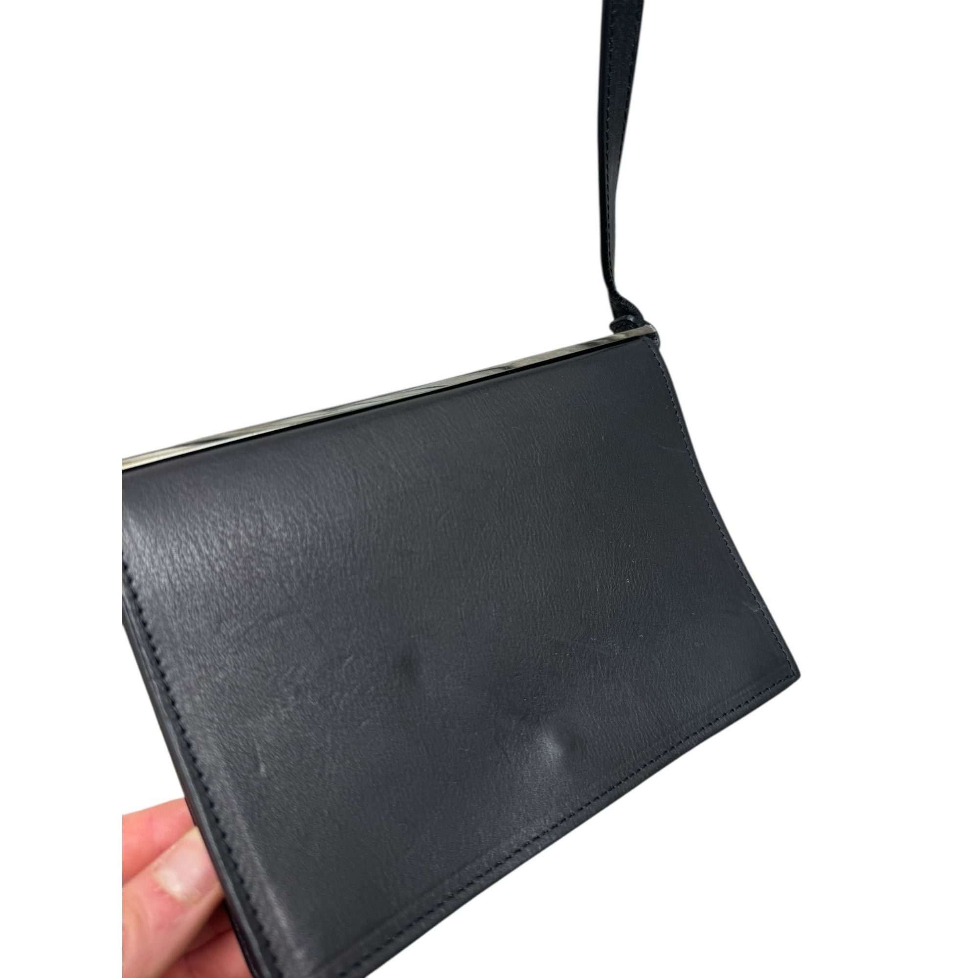 Maison Margiela SS 2012 Black Leather Handbag Size ONE SIZE - 8 Thumbnail