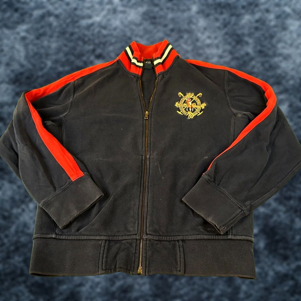 Polo Ralph Lauren Polo Ralph Lauren Track Jacket Full Zip Navy Men's Medium Size US M / EU 48-50 / 2 - 1 Thumbnail