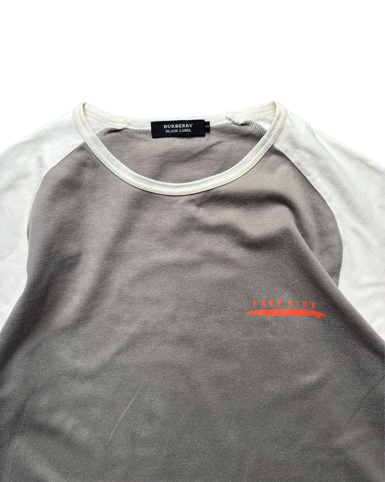 Burberry Burberry Black Label Ocean Life Raglan Tee Grey Small Size US S / EU 44-46 / 1 - 3 Thumbnail