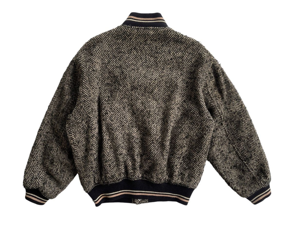 Issey Miyake Vintage Wool Herringbone Blouson Jacket Size US L / EU 52-54 / 3 - 3 Thumbnail