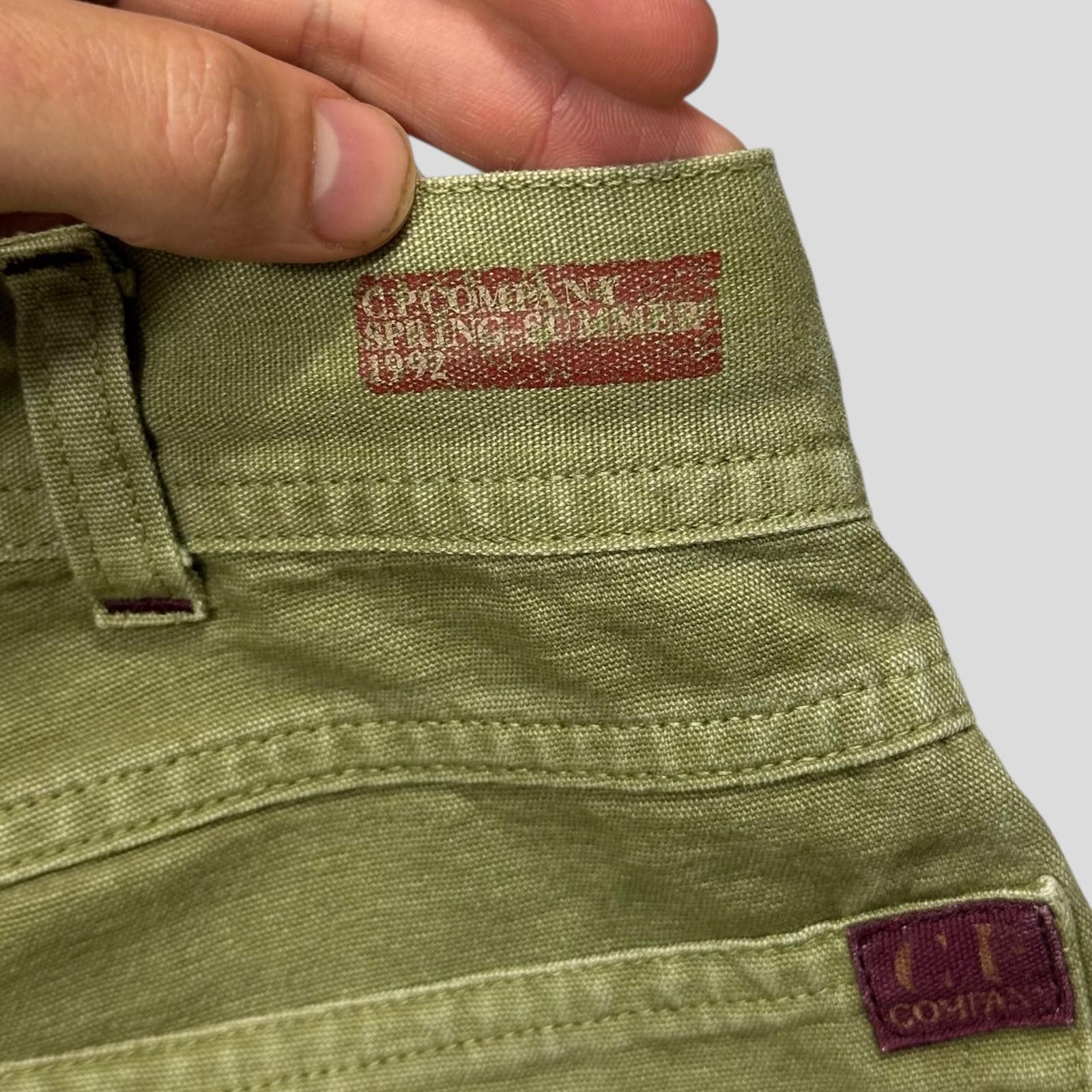 C.P. Company CP Company 1992 Ideas Massimo Osti Green Logo Trousers - 31 Size US 31 - 2 Thumbnail