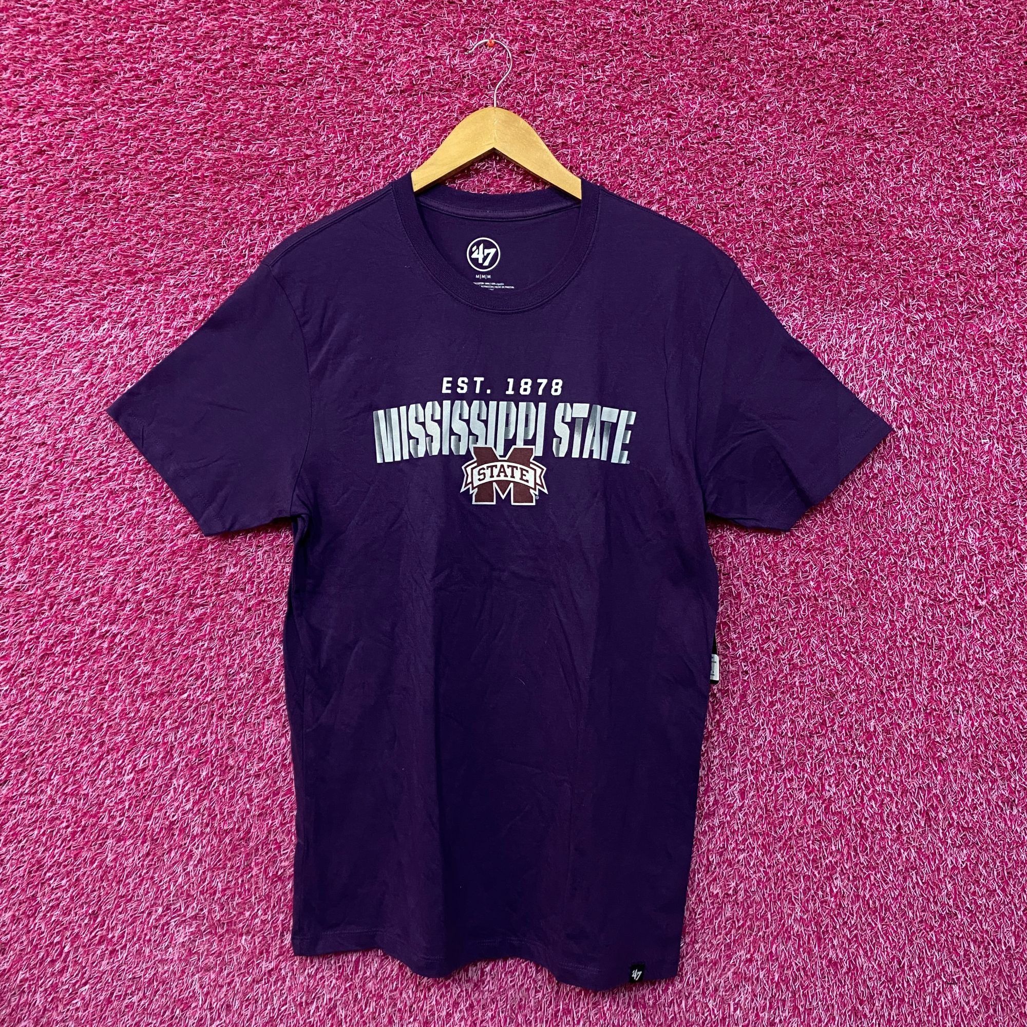 47 Mississippi state purple Tshirt size medium Size US M / EU 48-50 / 2 - 1 Thumbnail